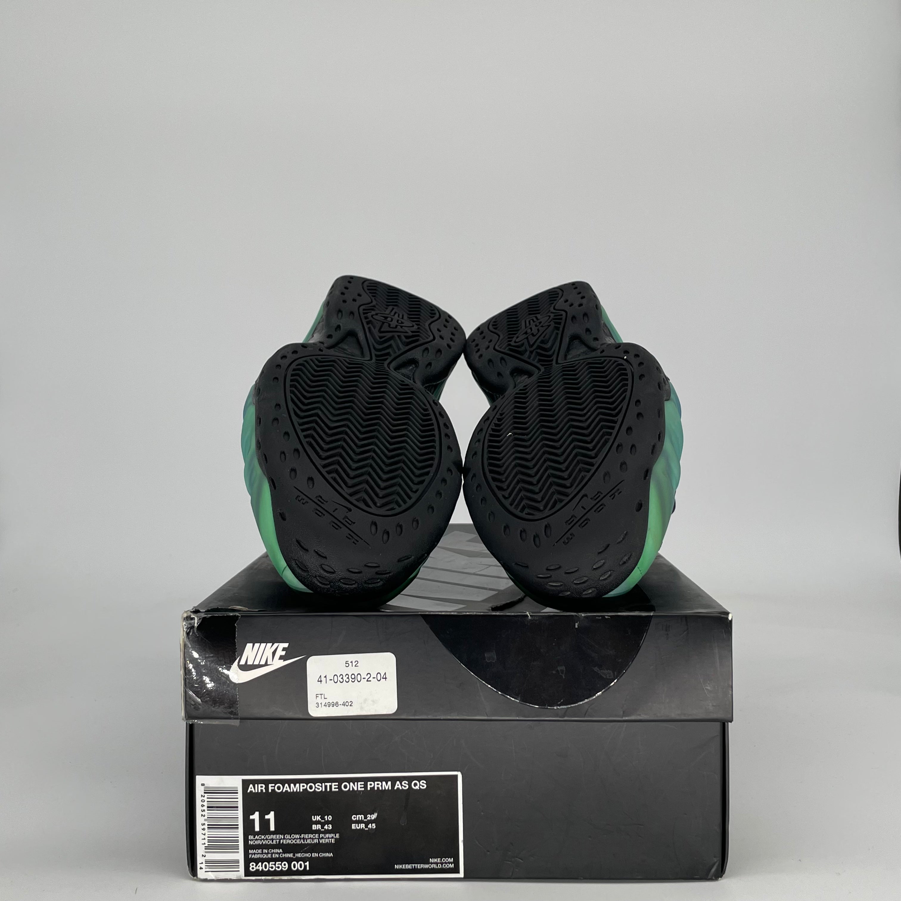 NIKE AIR FOAMPOSITE ONE NORTHERN LIGHTS 840559-001 SIZE 11/12.5W