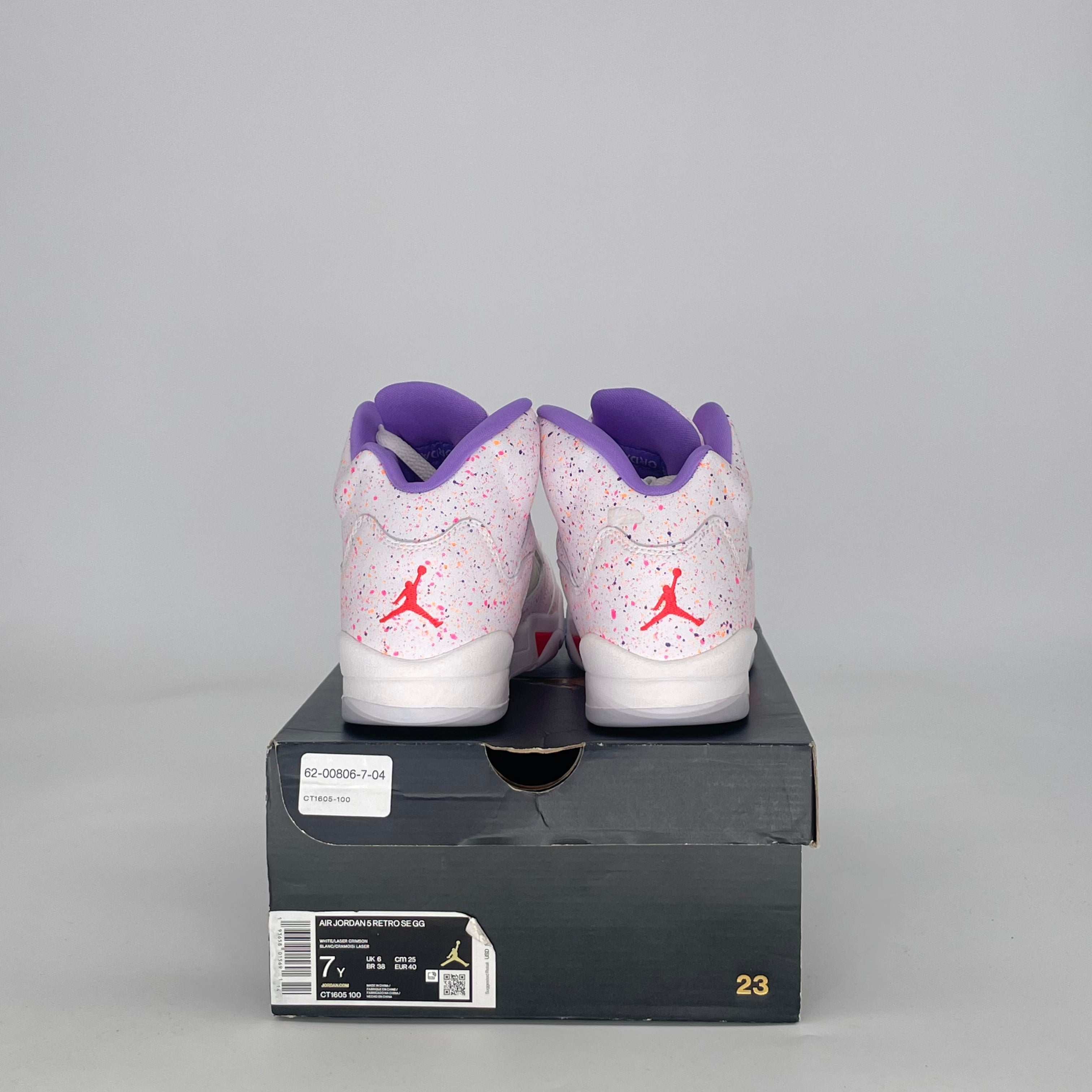 AIR JORDAN 5 EASTER CT1605-100 SIZE 7/8.5W GS