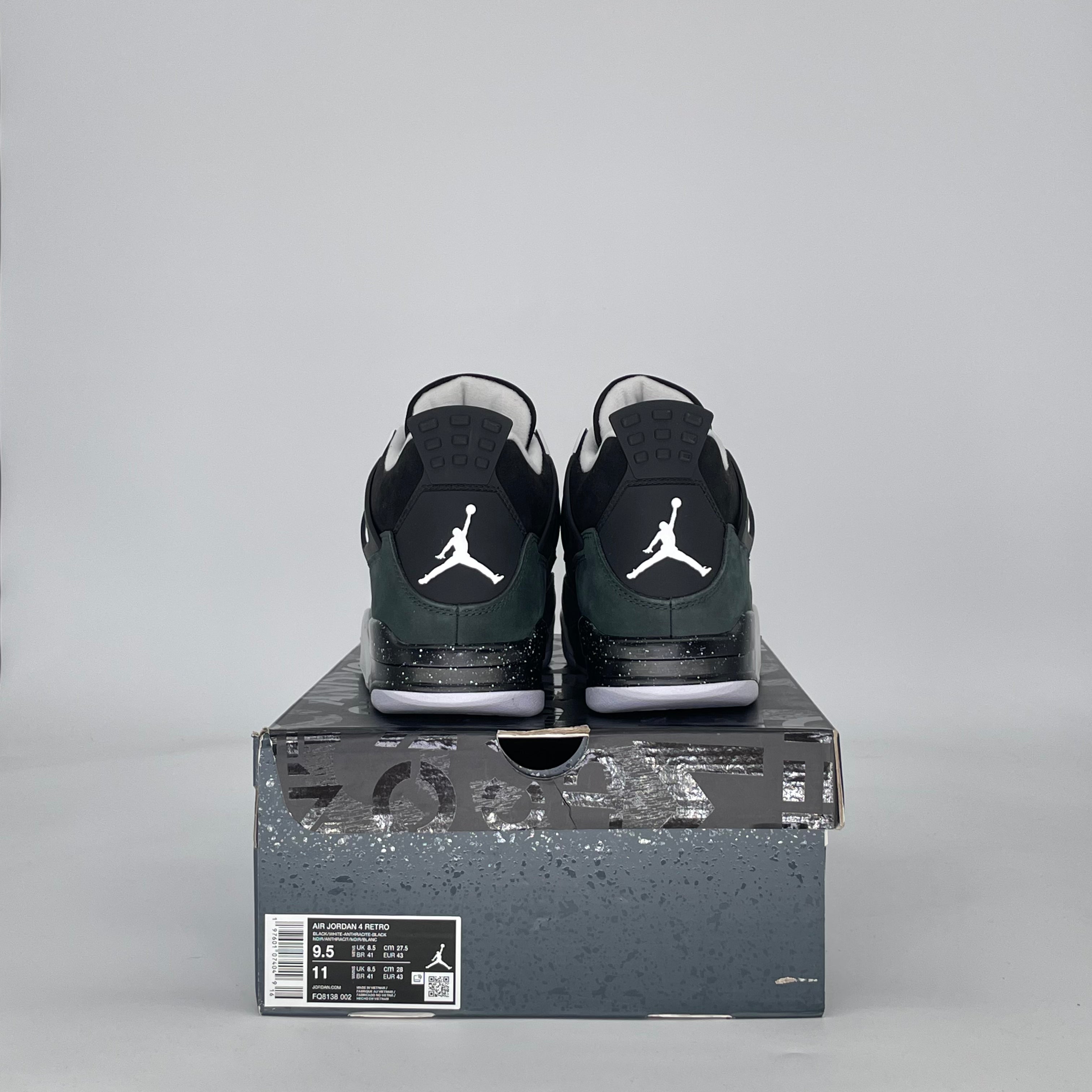 AIR JORDAN 4 FEAR (2024) FQ8138-002 SIZE 9.5/11W