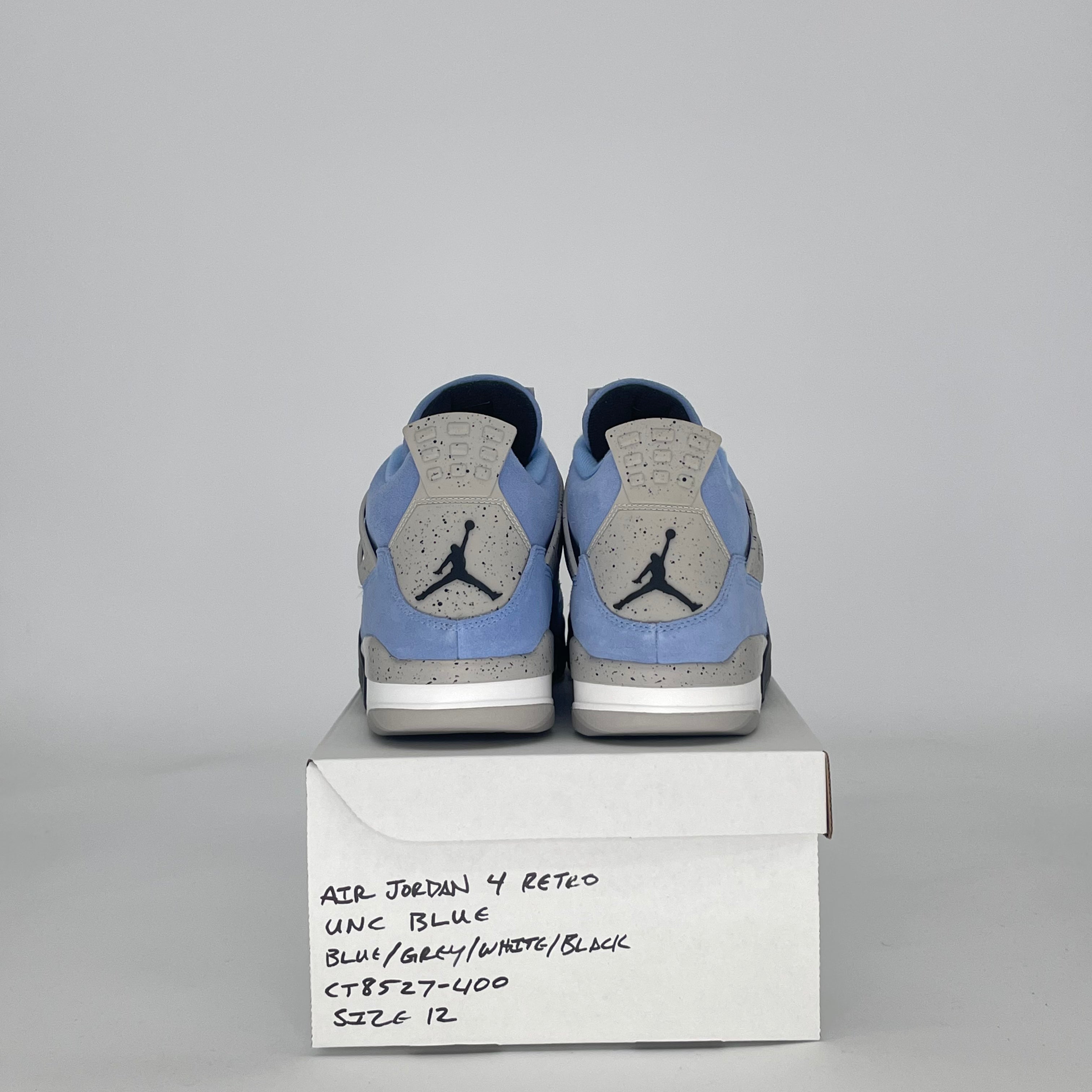 AIR JORDAN 4 UNIVERSITY BLUE CT8527-400 SIZE 12/13.5W