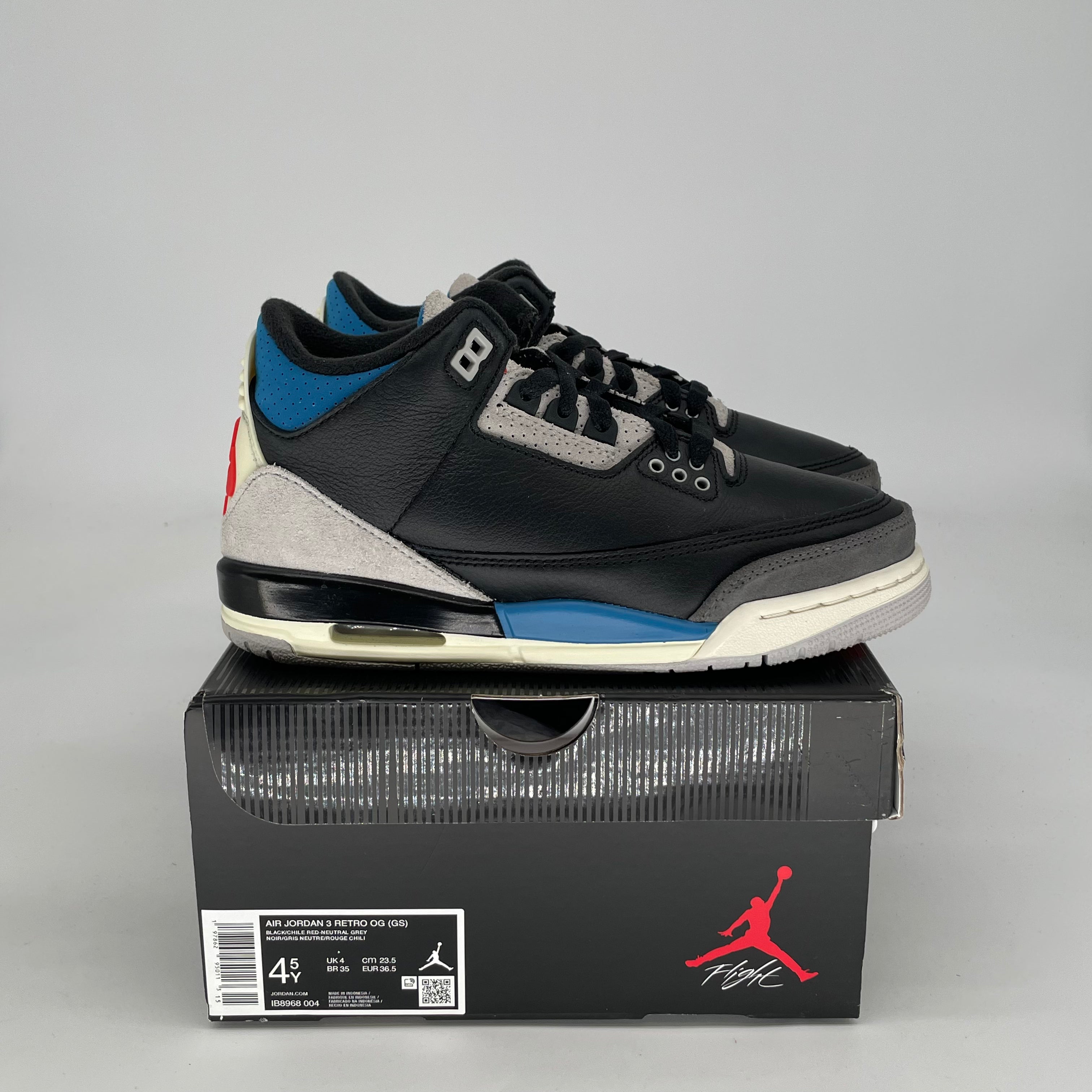 AIR JORDAN 3 RARE AIR SIZE 4.5/6W IB8968-004