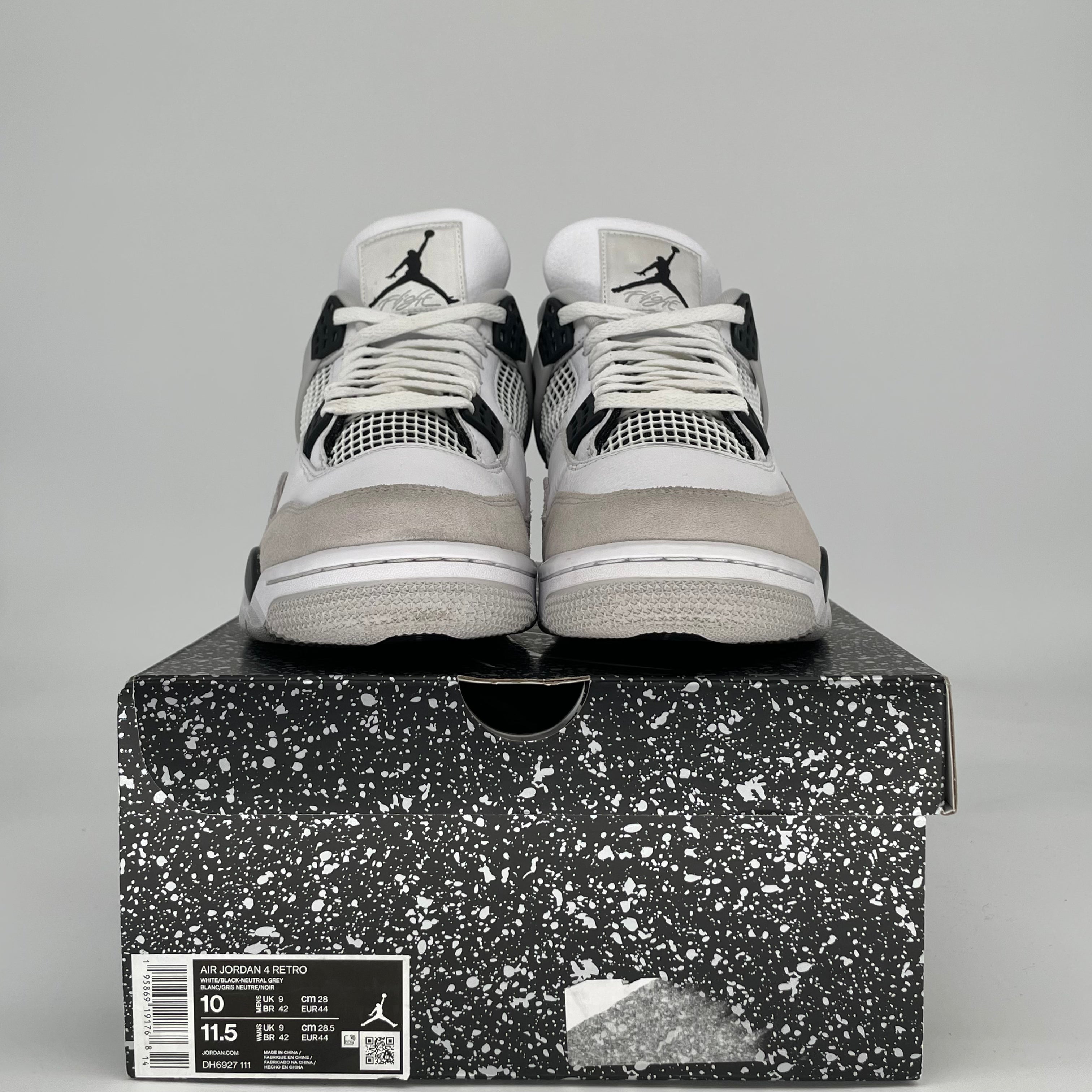 AIR JORDAN 4 MILITARY BLACK DH6927-111 SIZE 10/11.5W