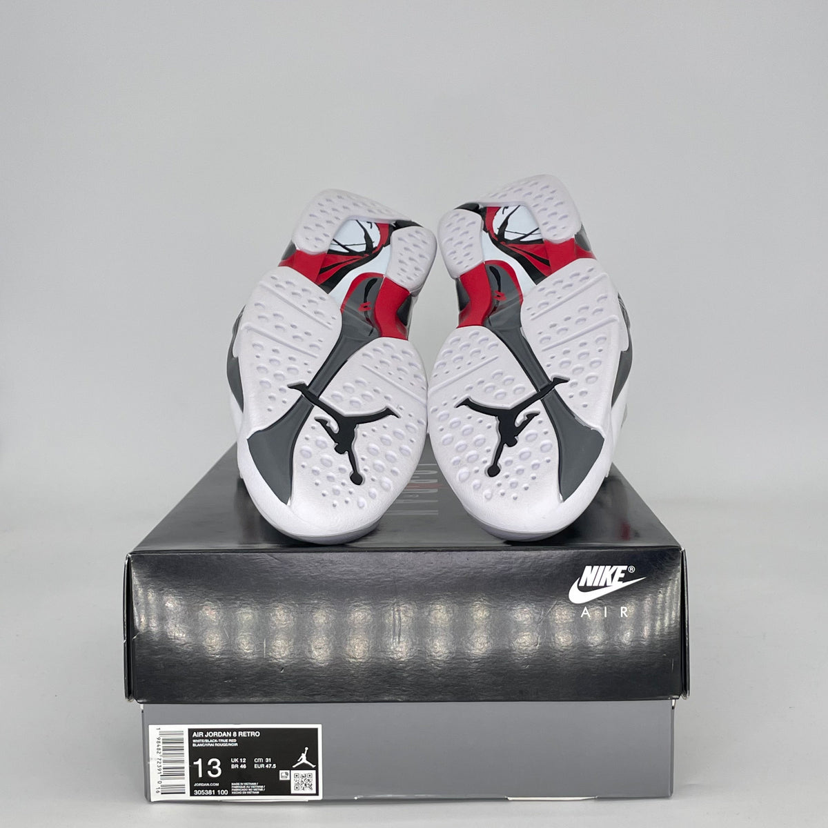 Jordan 8 Retro White True Red (2025)