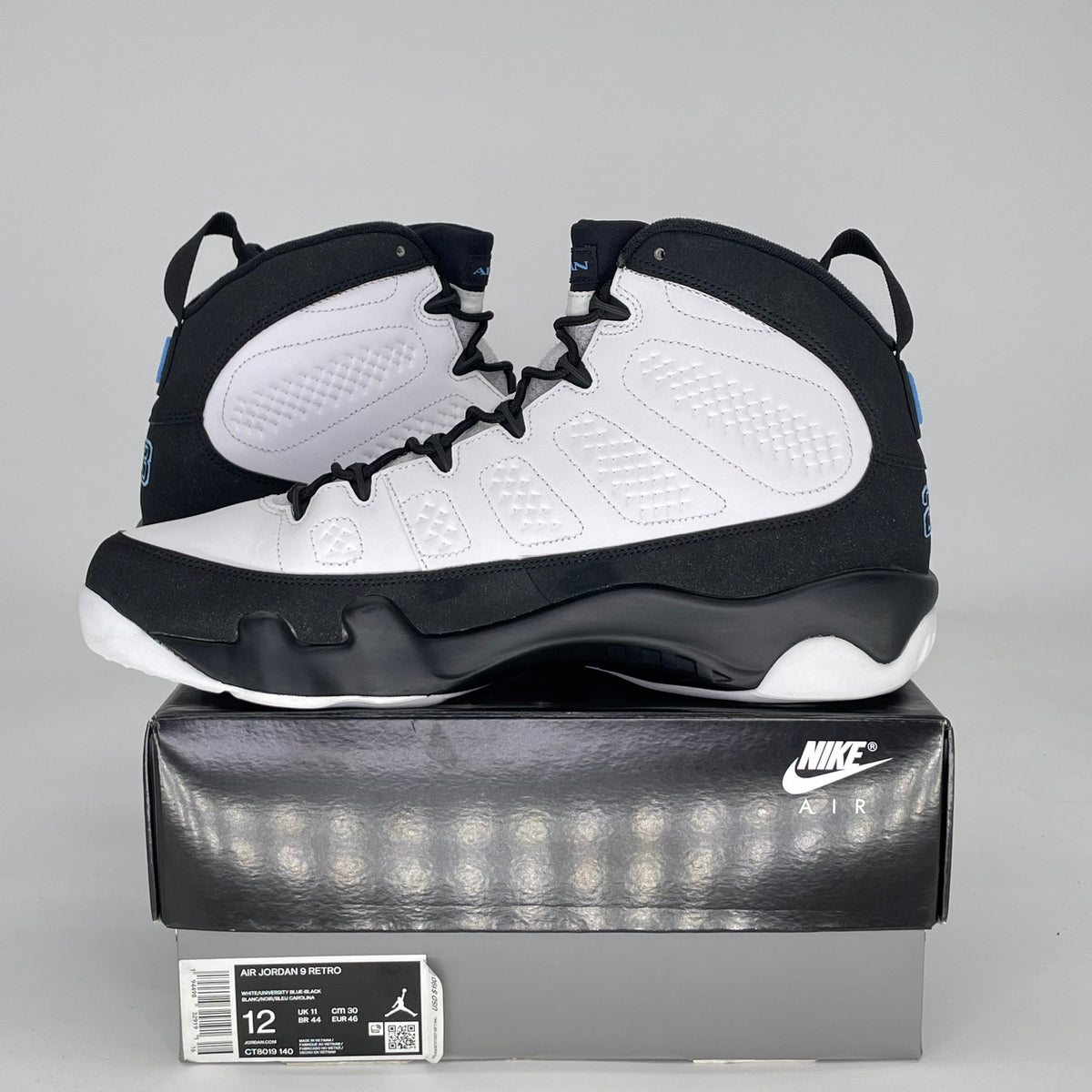 Jordan 9 Retro University Blue