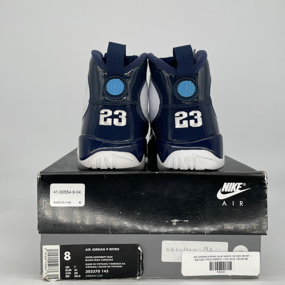 Jordan 9 Retro Pearl Blue