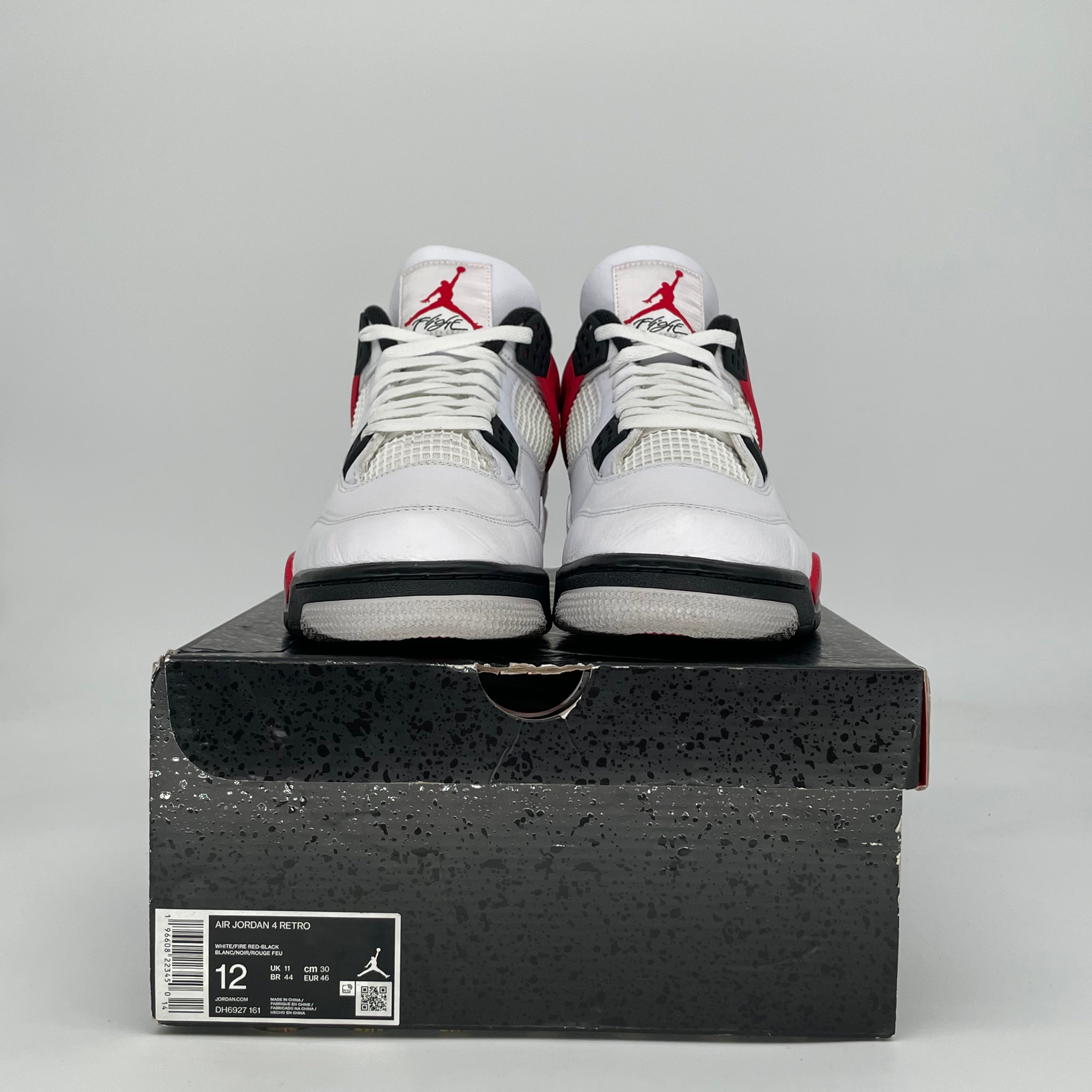 AIR JORDAN 4 RED CEMENT DH6927-161 SIZE 12/13.5W