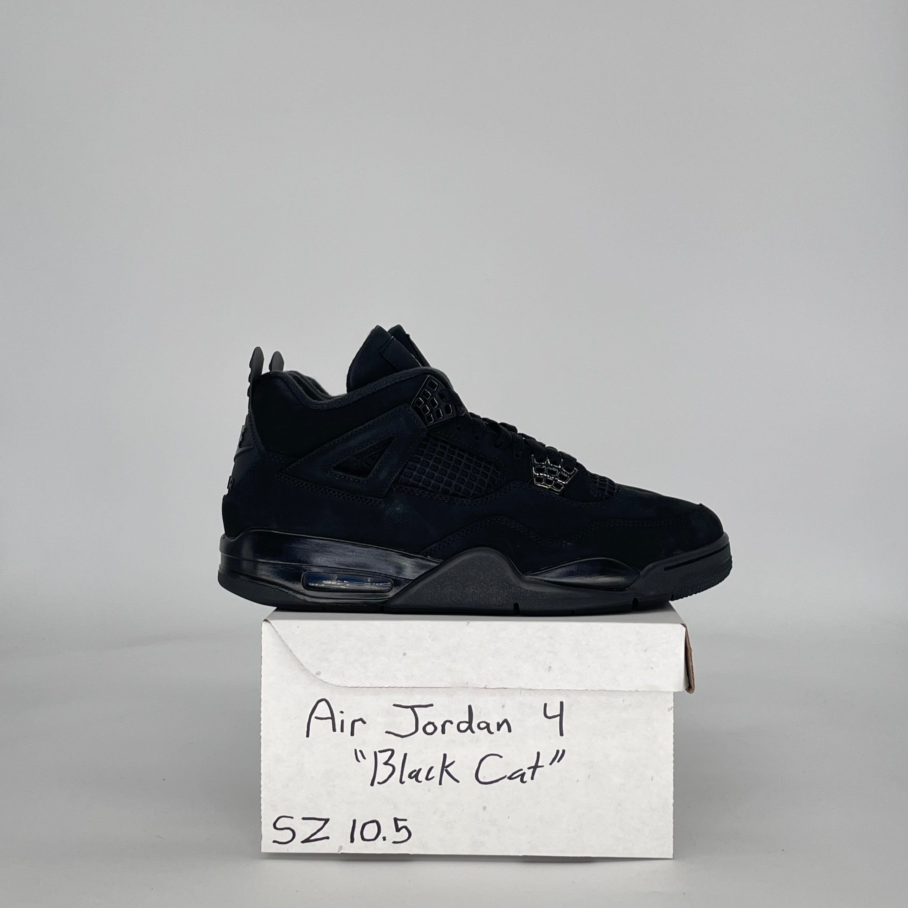 AIR JORDAN 4 BLACK CAT FV5029-010 SIZE 10.5/12W