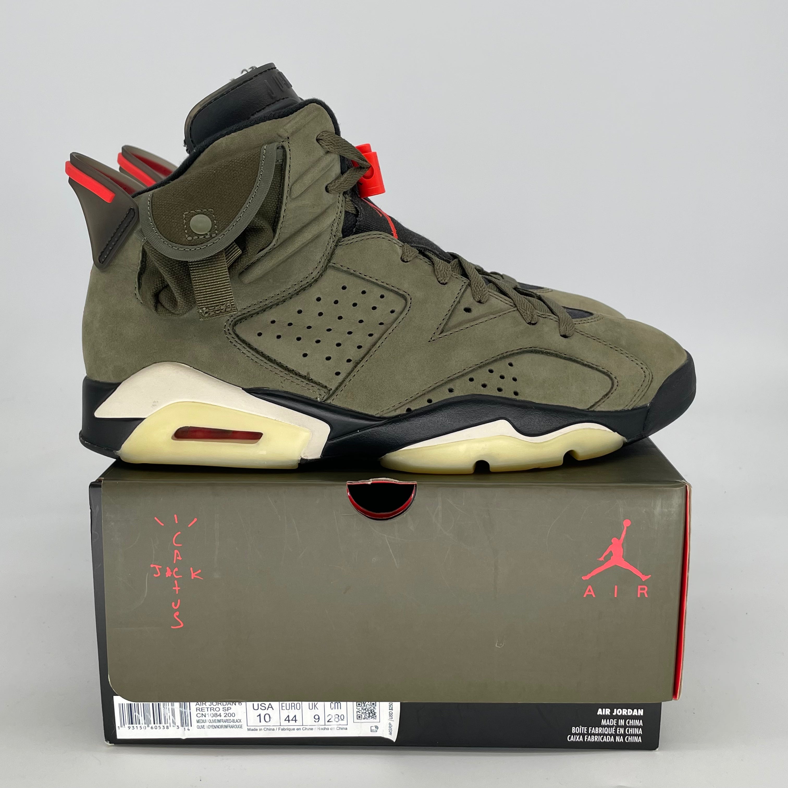 AIR JORDAN 6 TRAVIS SCOTT CN1084-200 SIZE 10/11.5W