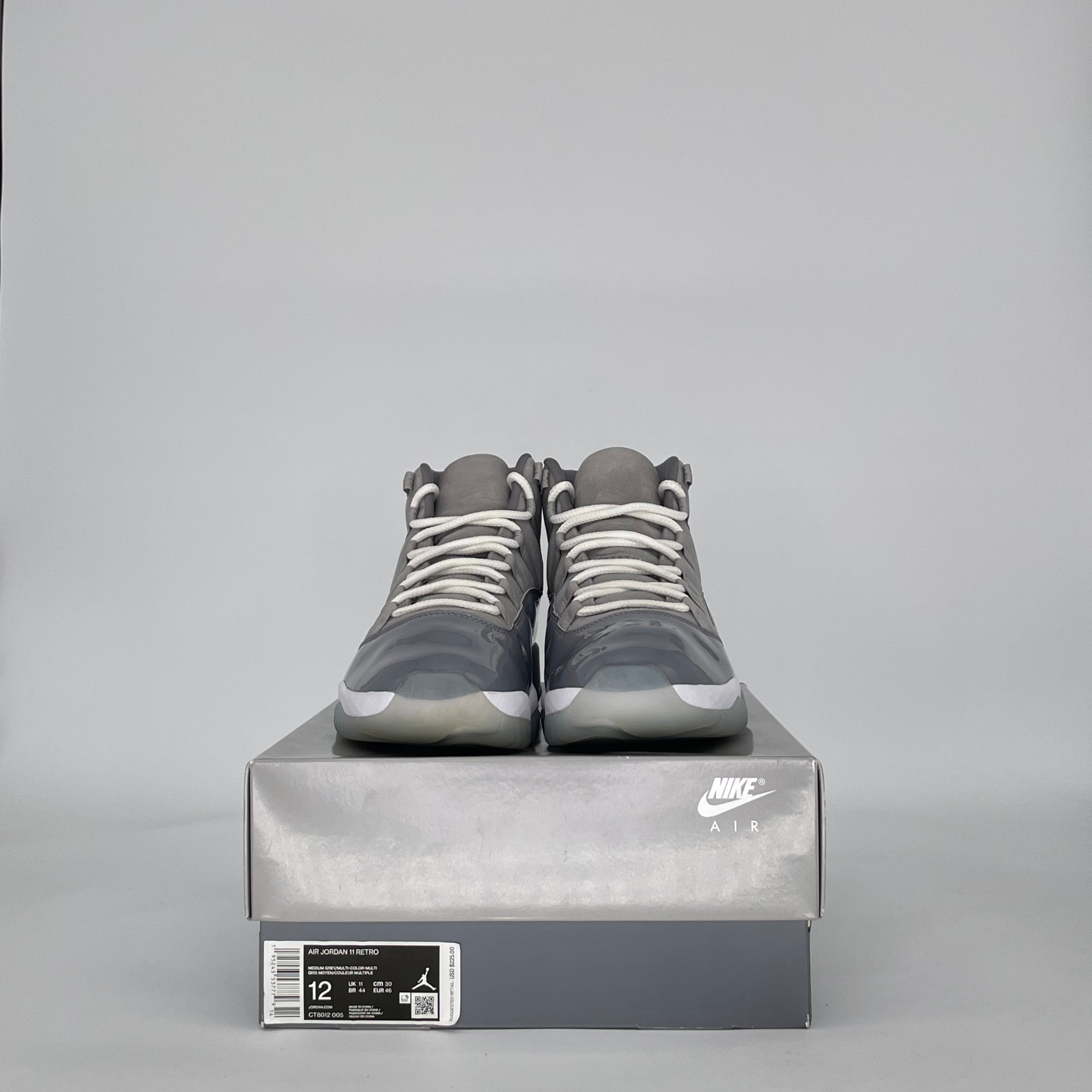AIR JORDAN 11 COOL GREY (2021) CT8012-005 SIZE 12/13.5W