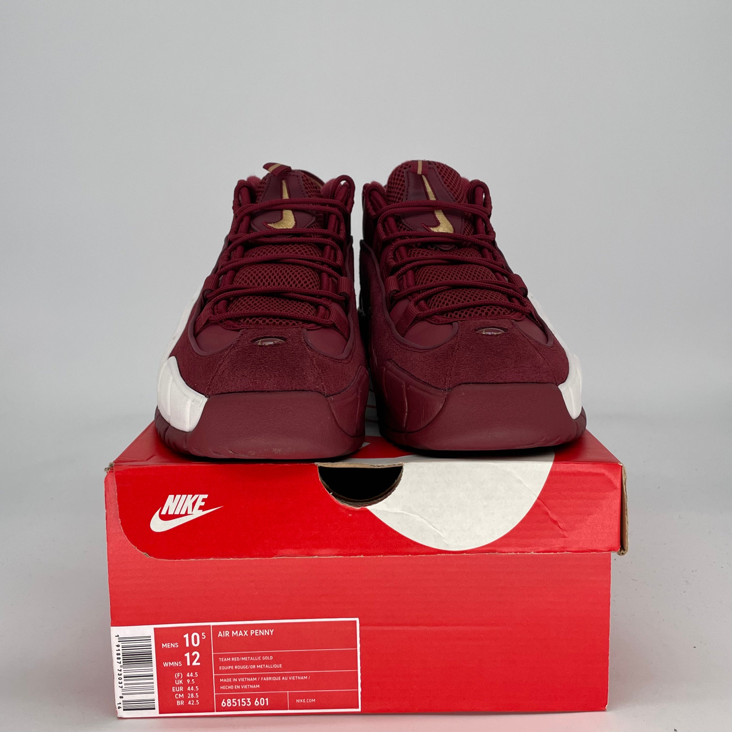 NIKE AIR MAX PENNY HOUSE PARTY 685153-601 SIZE 10.5/12W