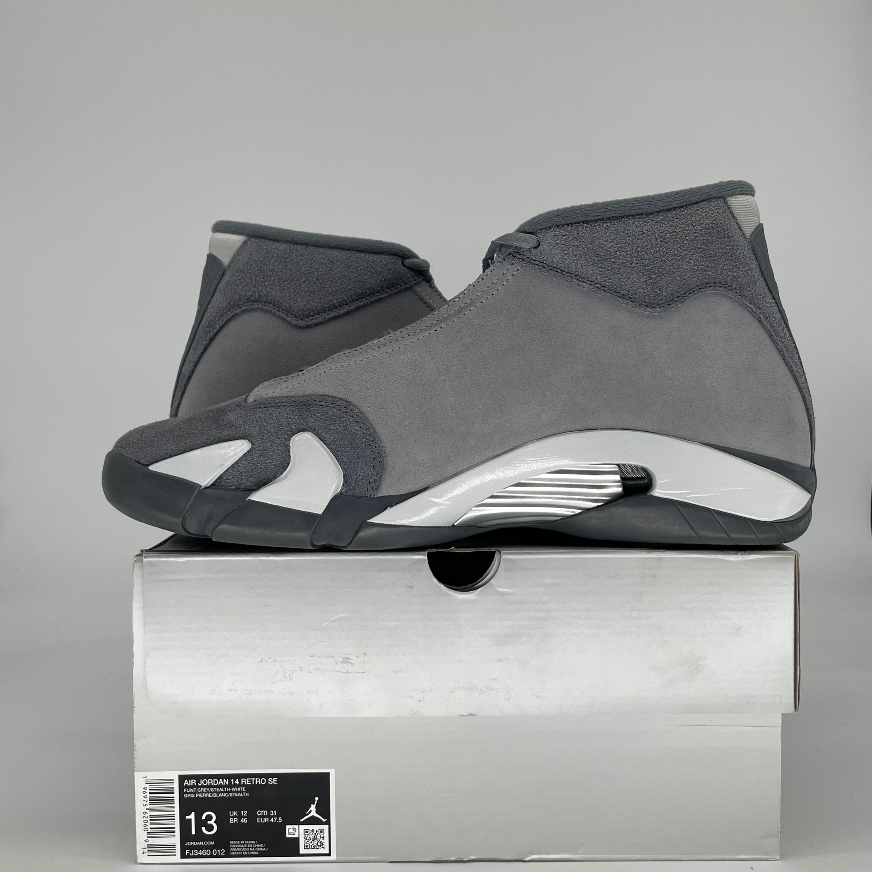 AIR JORDAN 14 FLINT GREY FJ3460-012 SIZE 13/14.5W