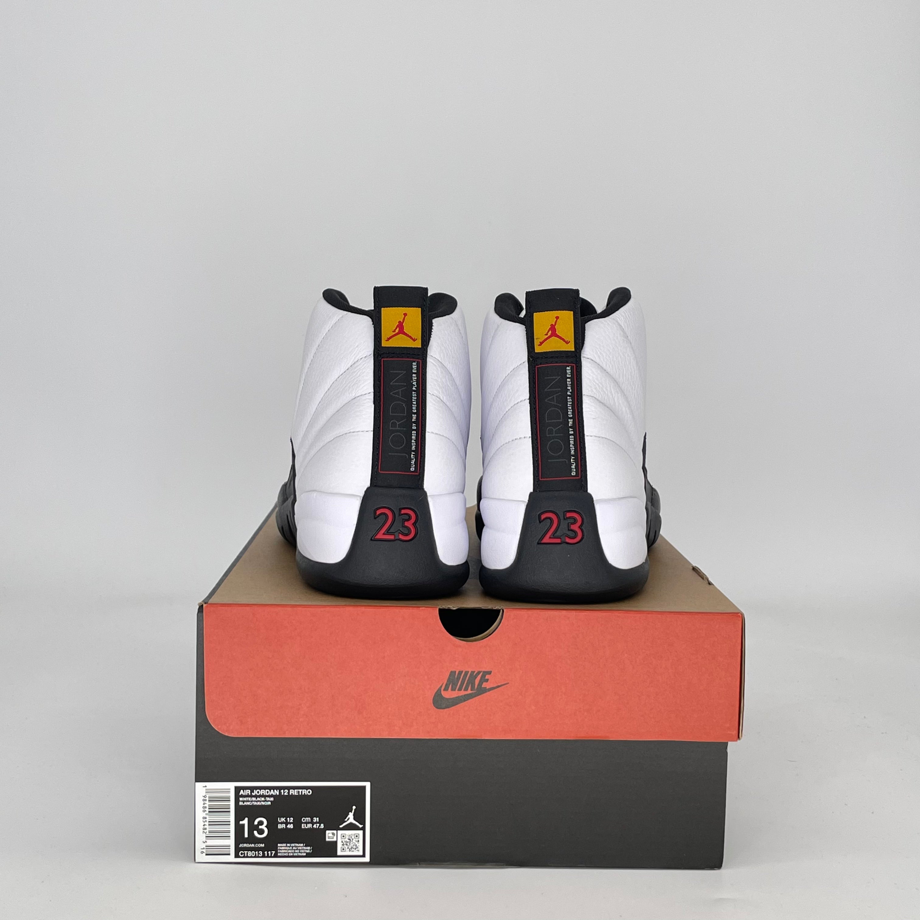 AIR JORDAN 12 TAXI CT8013-117 SIZE 13/14.5W