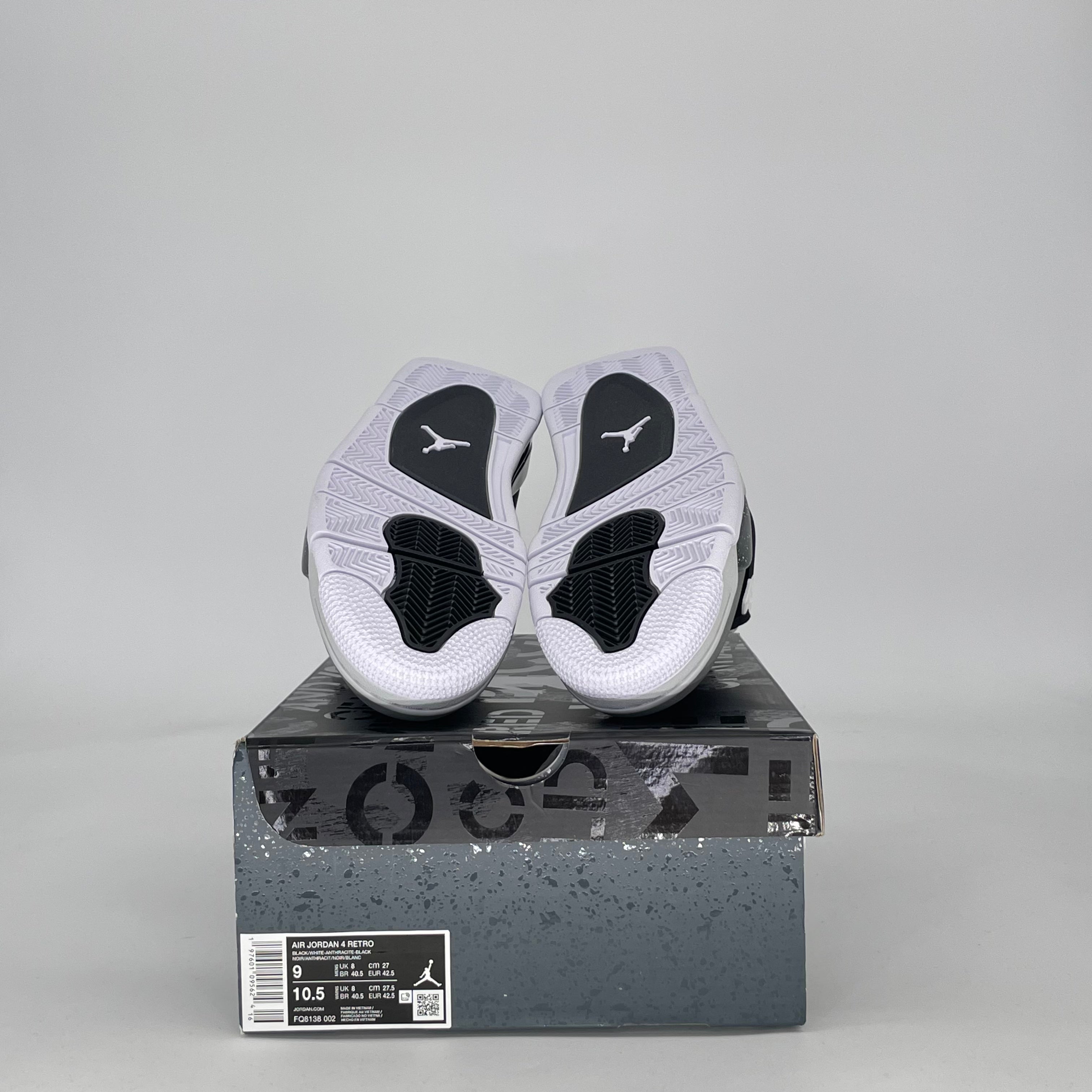 AIR JORDAN 4 FEAR FQ8138-002 SIZE 9/10.5W