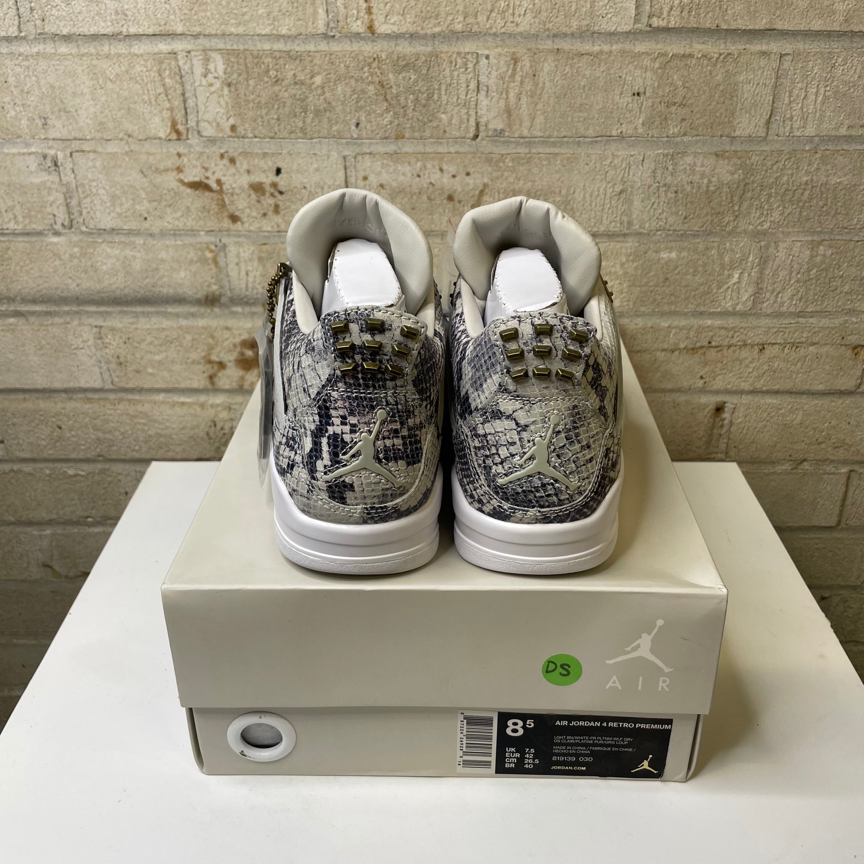 AIR JORDAN 4 PINNACLE SNAKESKIN 819139-030 SIZE 8.5/10W