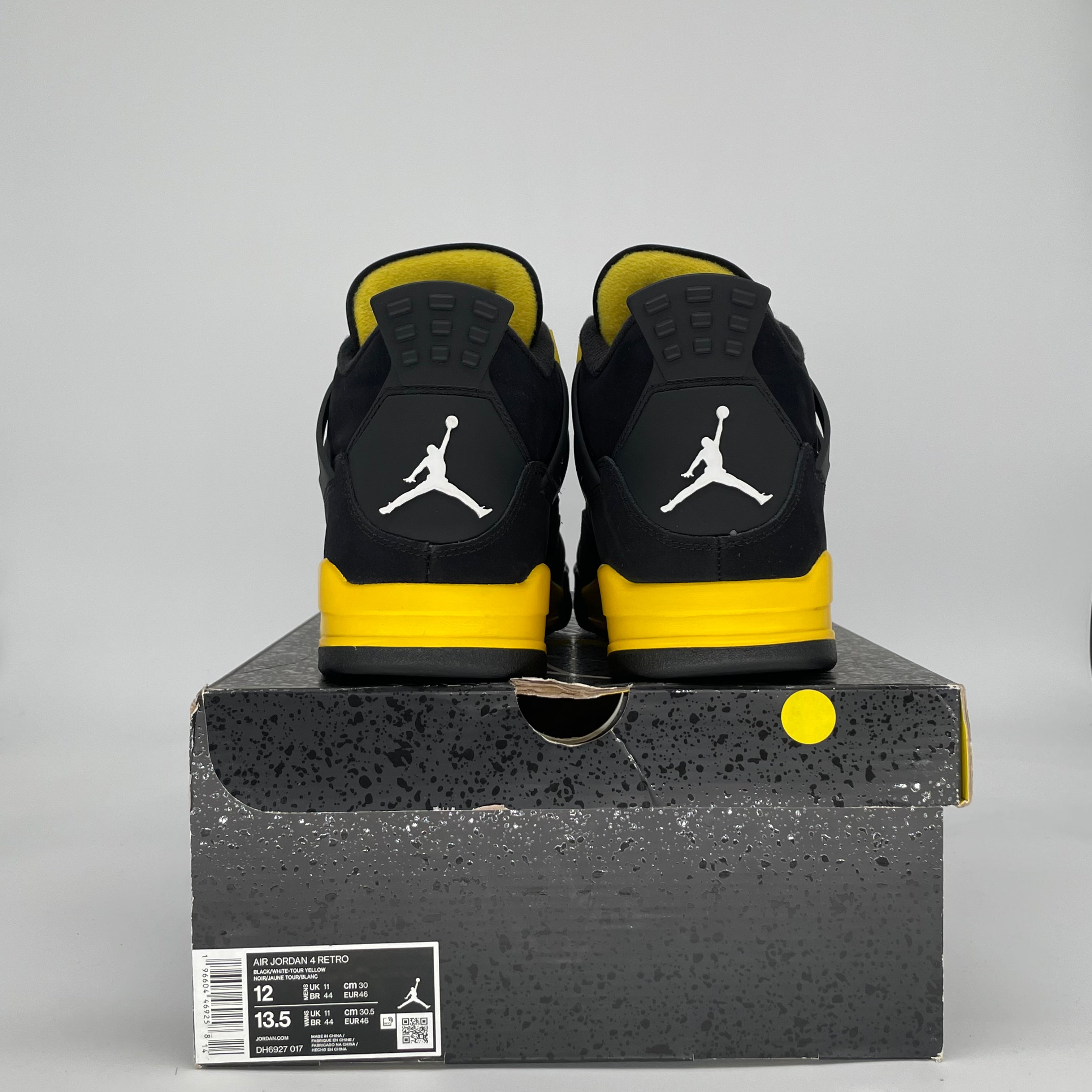 AIR JORDAN 4 THUNDER DH6927-017 SIZE 12/13.5W