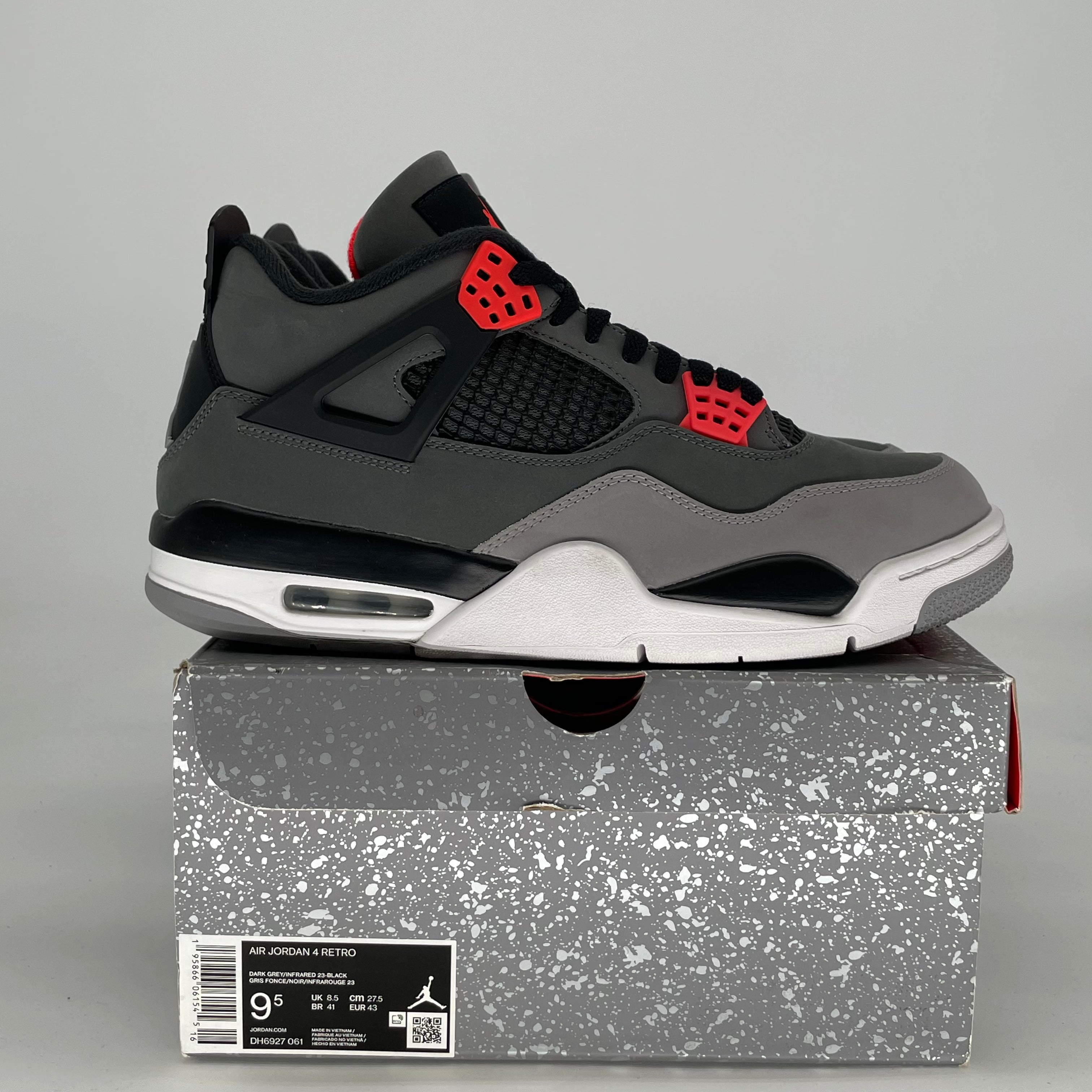 AIR JORDAN 4 INFRARED DH6927-061 SIZE 9.5/11W