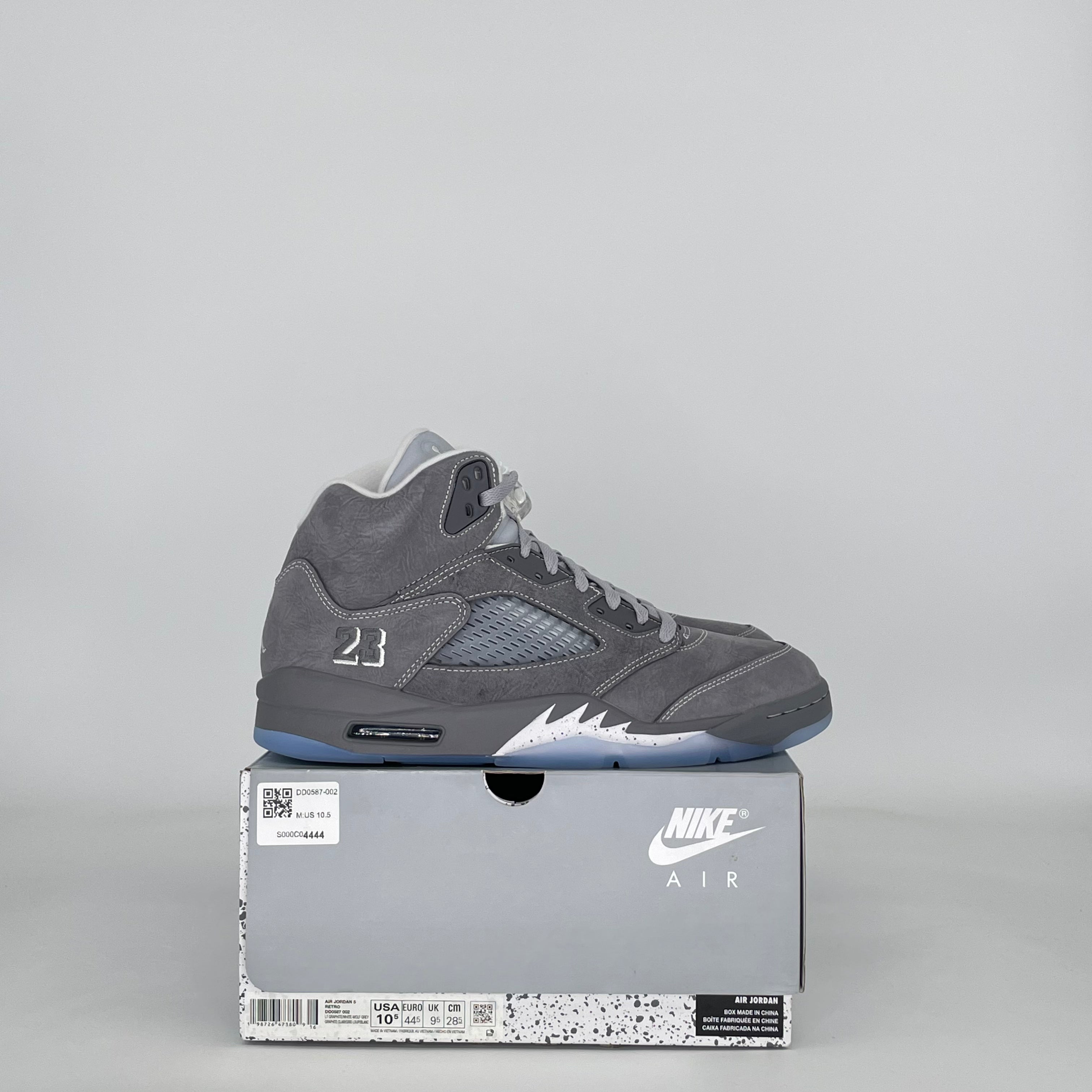 AIR JORDAN 5 WOLF GREY (2026) DD0587-002 SIZE 10.5/12W