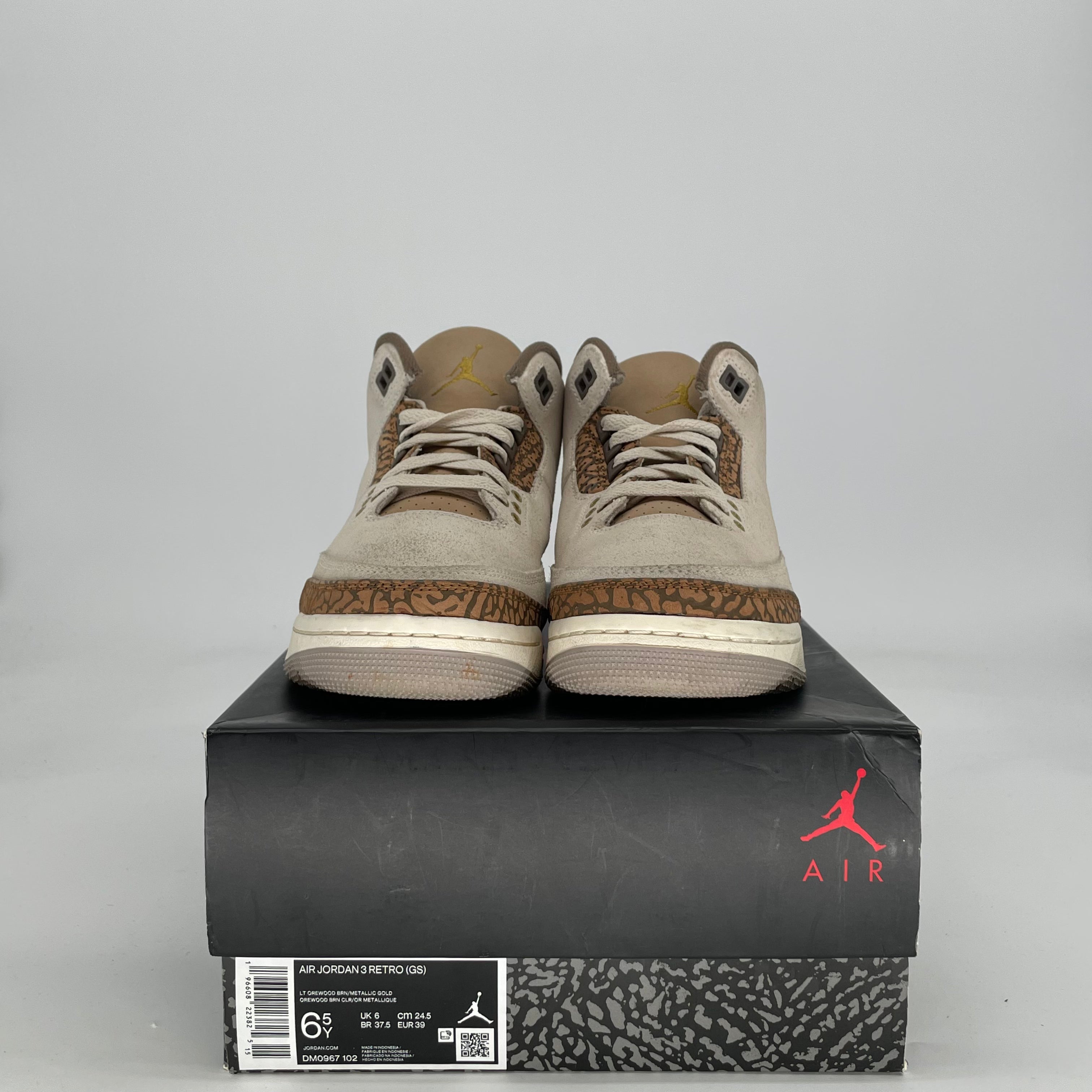 AIR JORDAN 3 PALOMINO CT8532-102 SIZE 6.5/8W