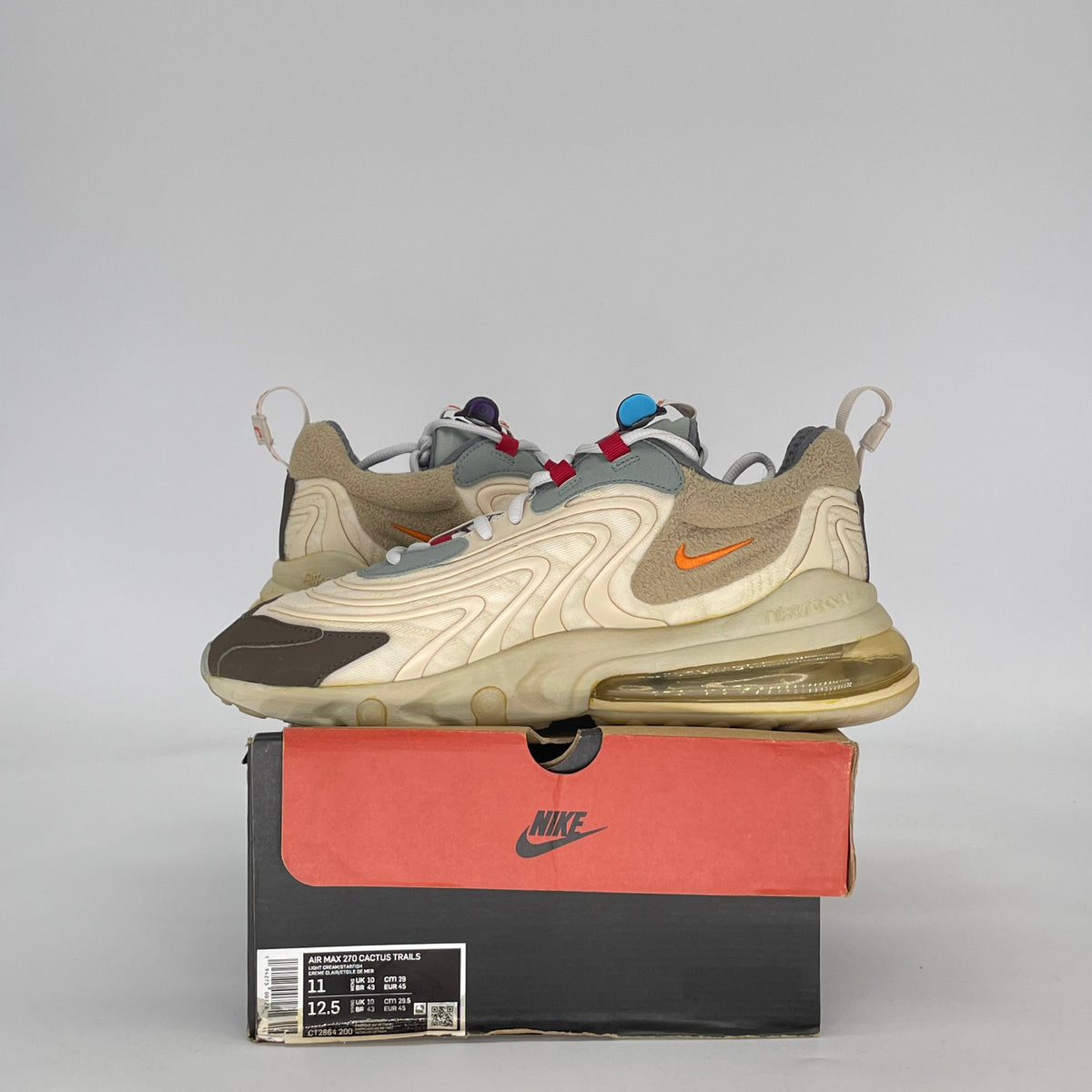 Nike Air Max 270 React ENG Travis Scott Cactus Trails