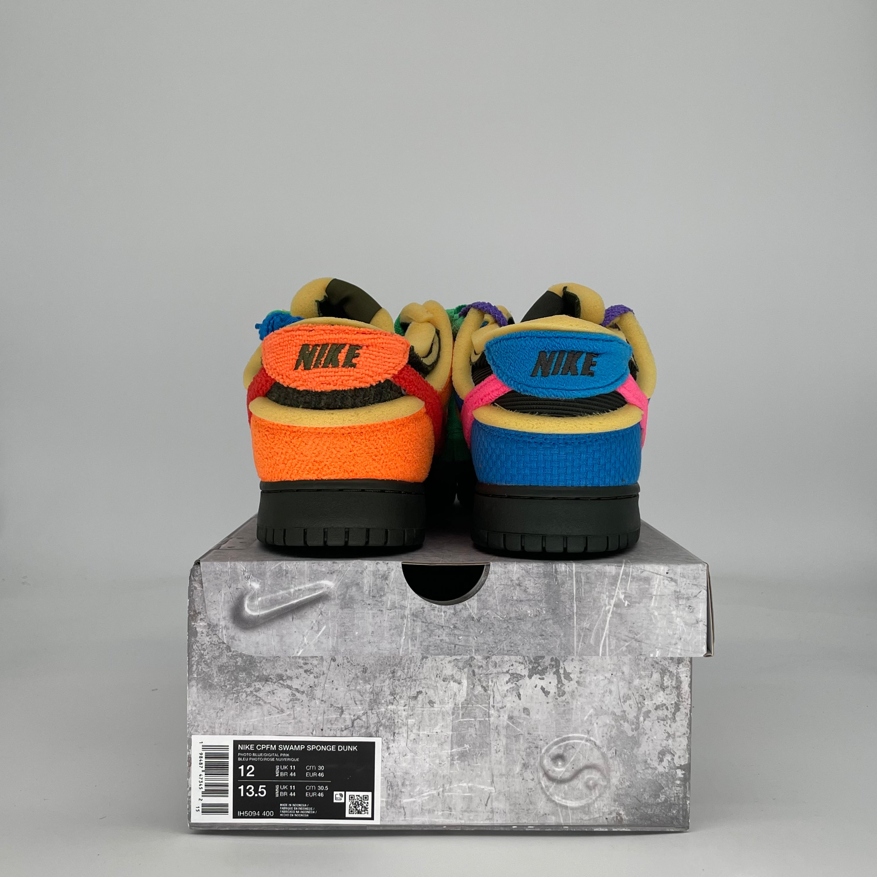 NIKE DUNK LOW CPFM SWAMP SPONGE PHOTO BLUE IH5094-400 SIZE 12/13.5W