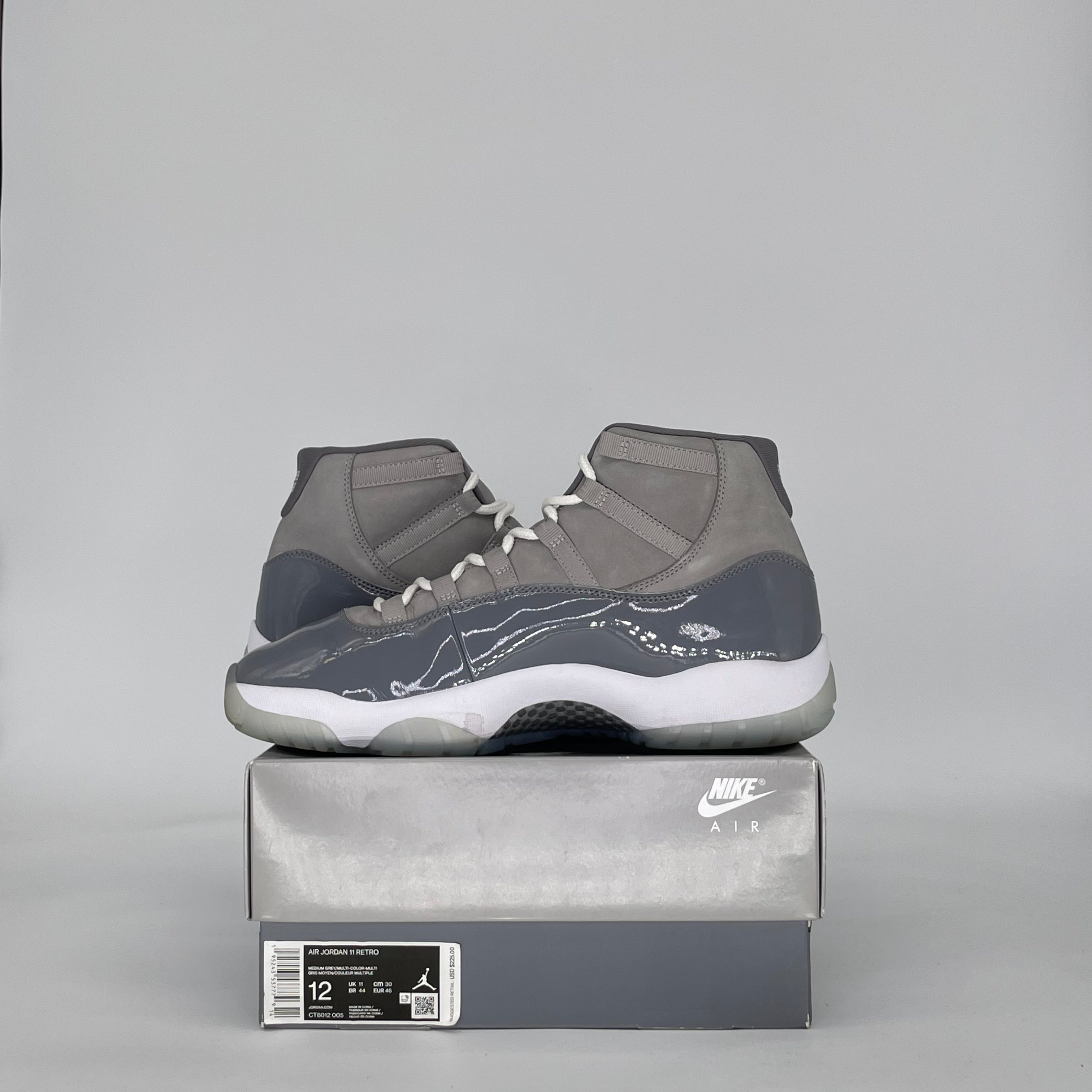 AIR JORDAN 11 COOL GREY (2021) CT8012-005 SIZE 12/13.5W