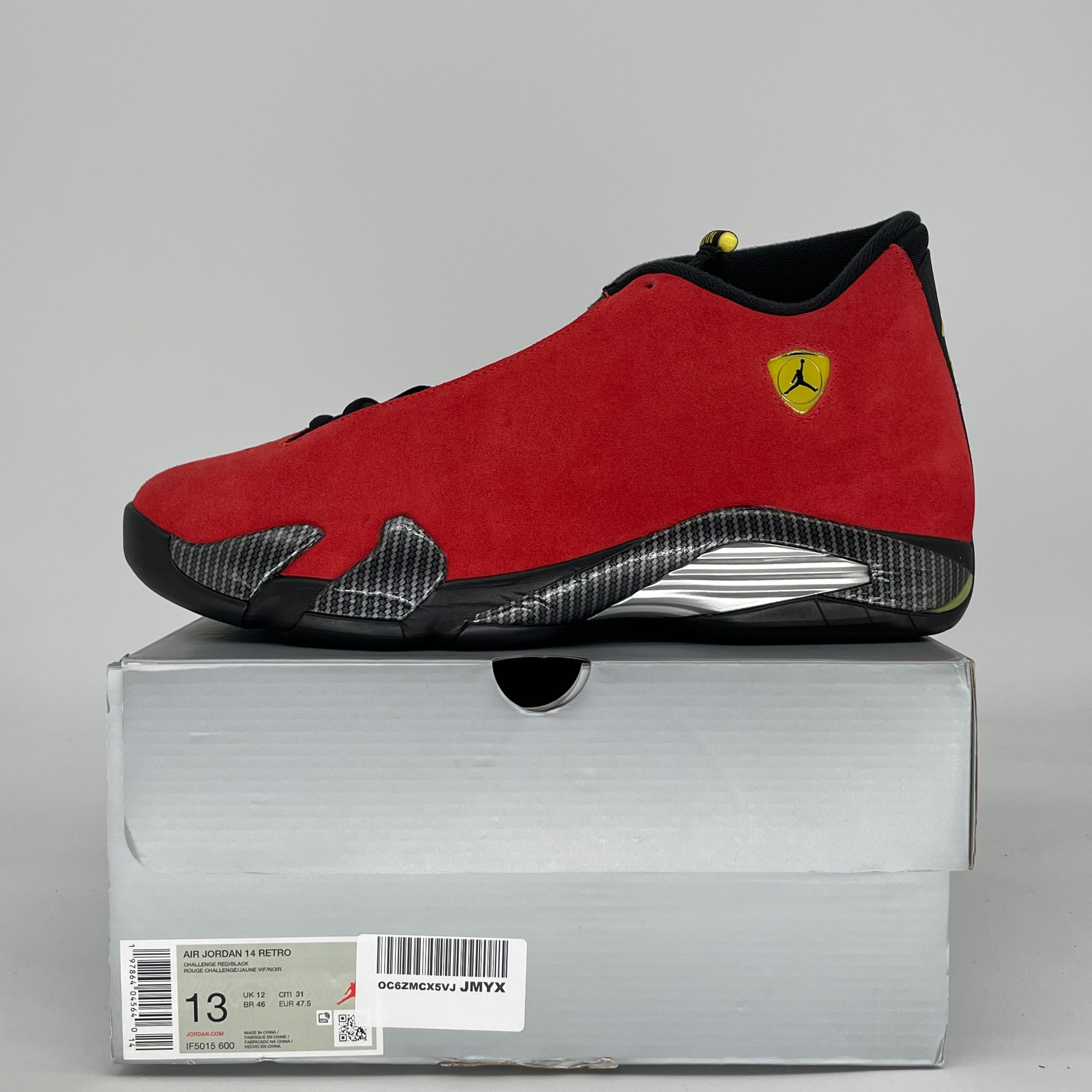 AIR JORDAN 14 FERRARI IF5015-600 SIZE 13/14.5W