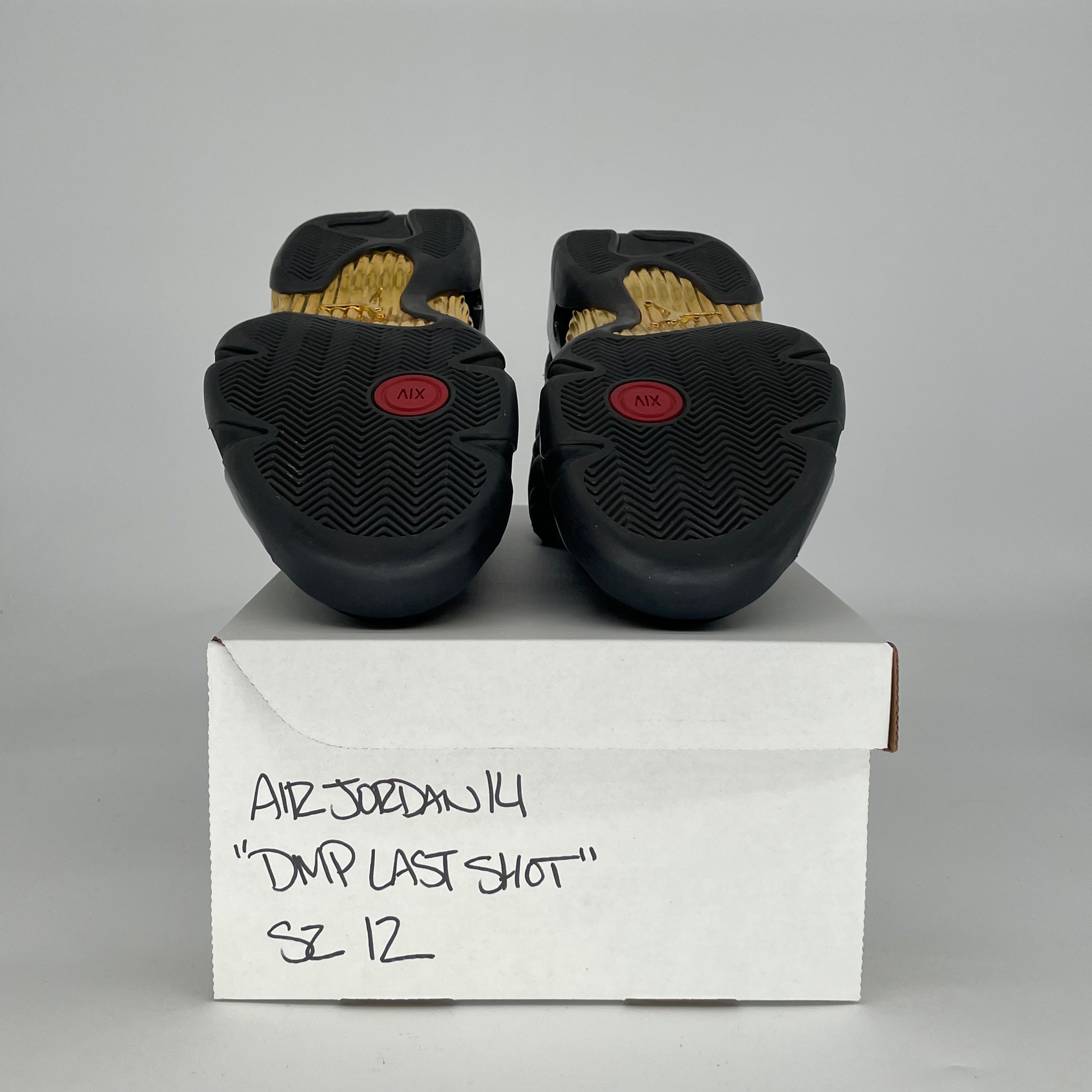 AIR JORDAN 14 DMP LAST SHOT 487471-022 SIZE 12/13.5W