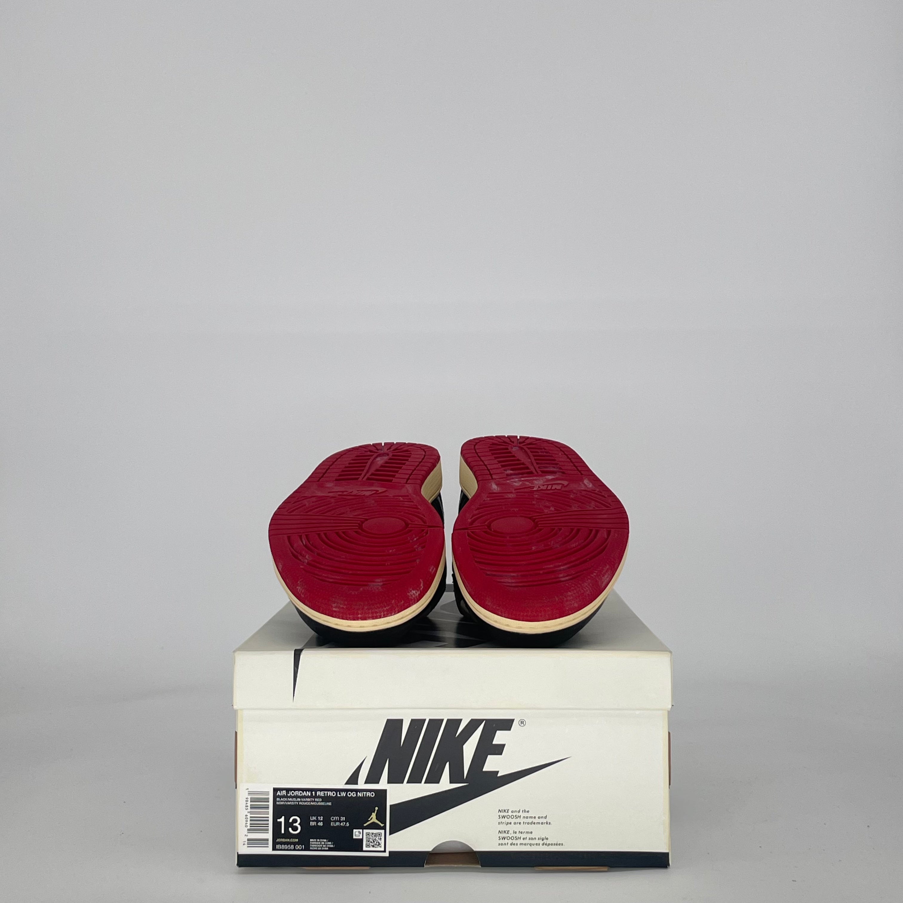 AIR JORDAN 1 LOW NIGEL SYLVESTER BETTER WITH TIME IB8958-001 SIZE 13/14.5W