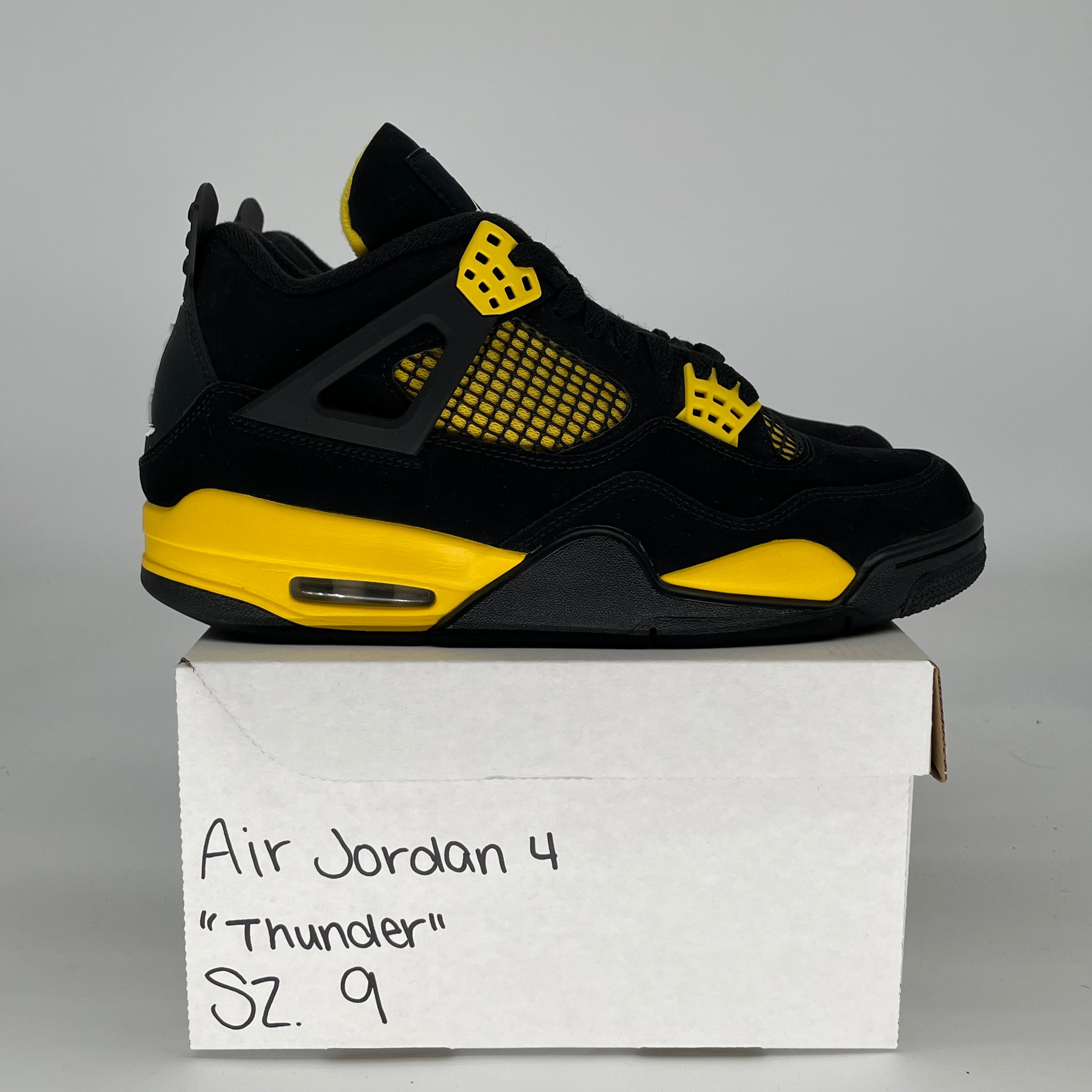 AIR JORDAN 4 THUNDER DH6927-017 SIZE 9/10.5W