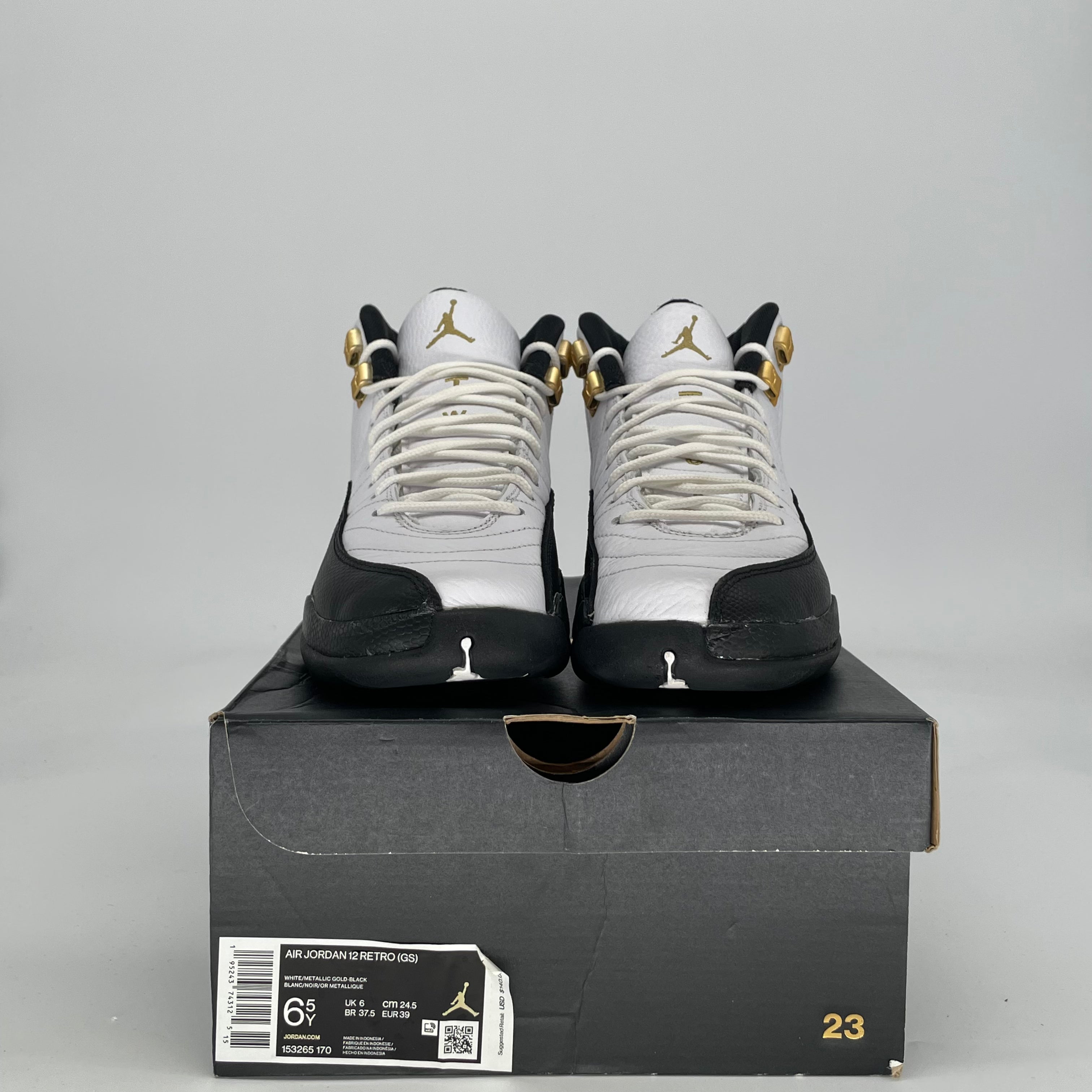 AIR JORDAN 12 ROYALTY TAXI 153265-170 SIZE 6.5/8W