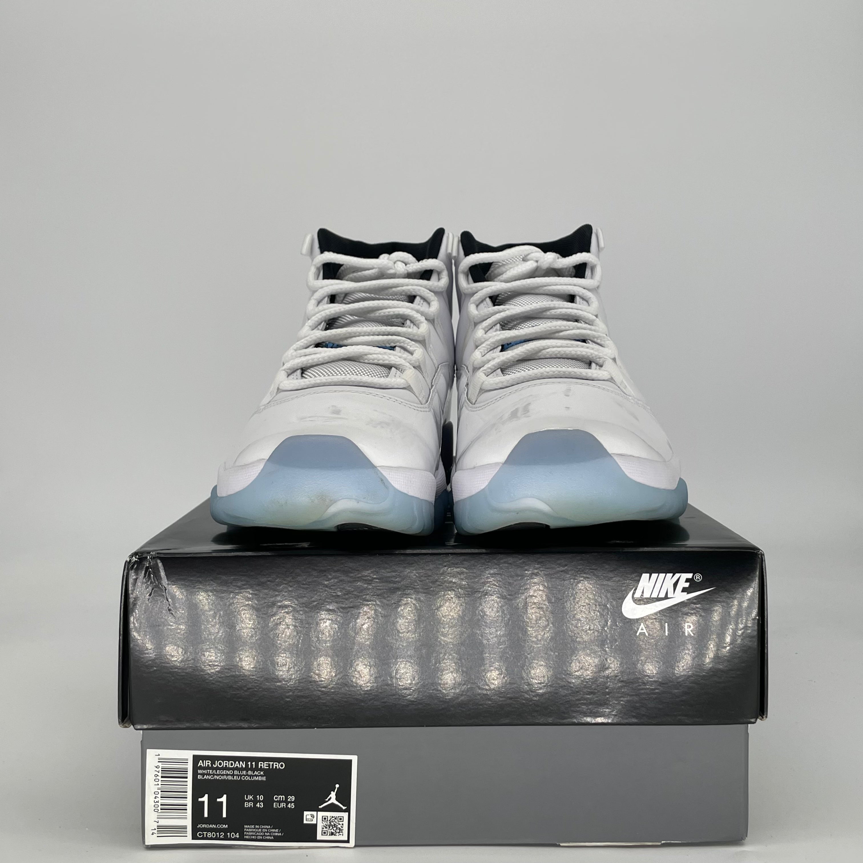 AIR JORDAN 11 LEGEND BLUE CT8012-104 SIZE 11/12.5W