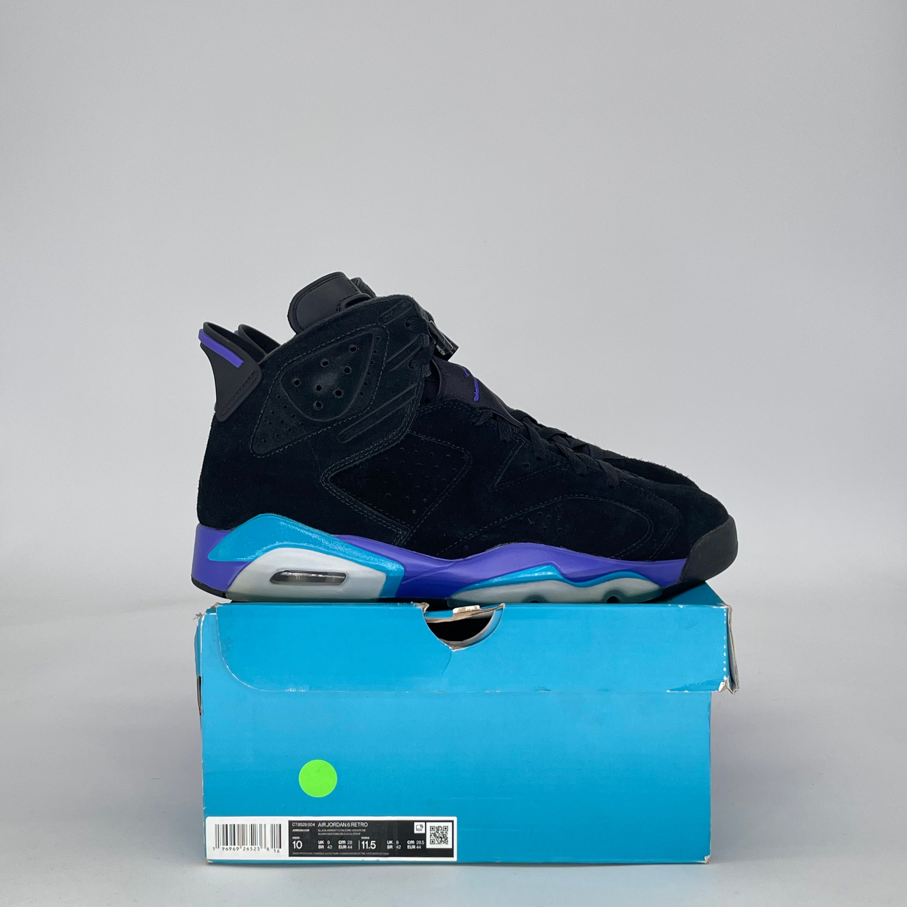 AIR JORDAN 6 AQUA CT8529-004 SIZE 10/11.5W