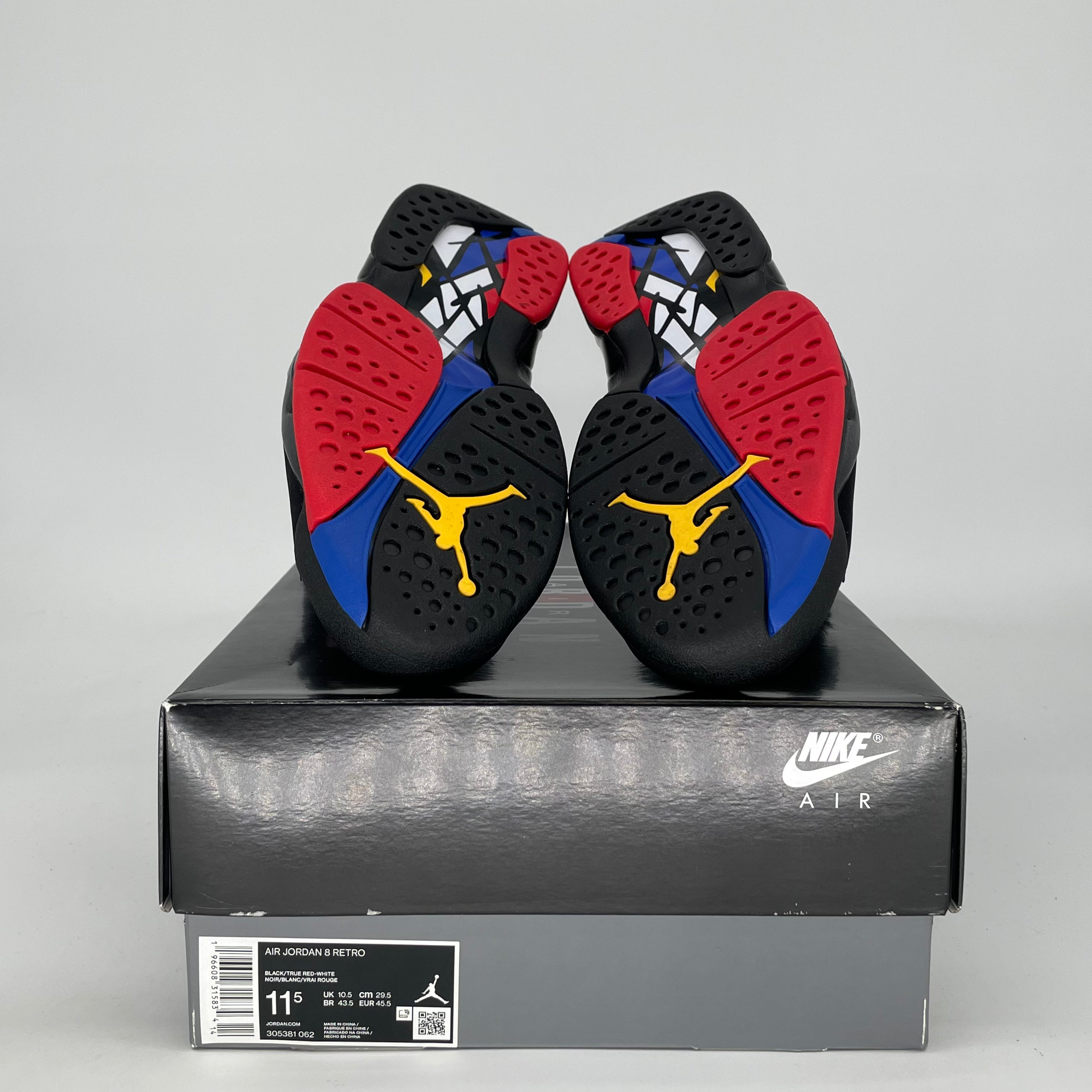 AIR JORDAN 8 PLAYOFFS 305381-062 SIZE 11.5/13W