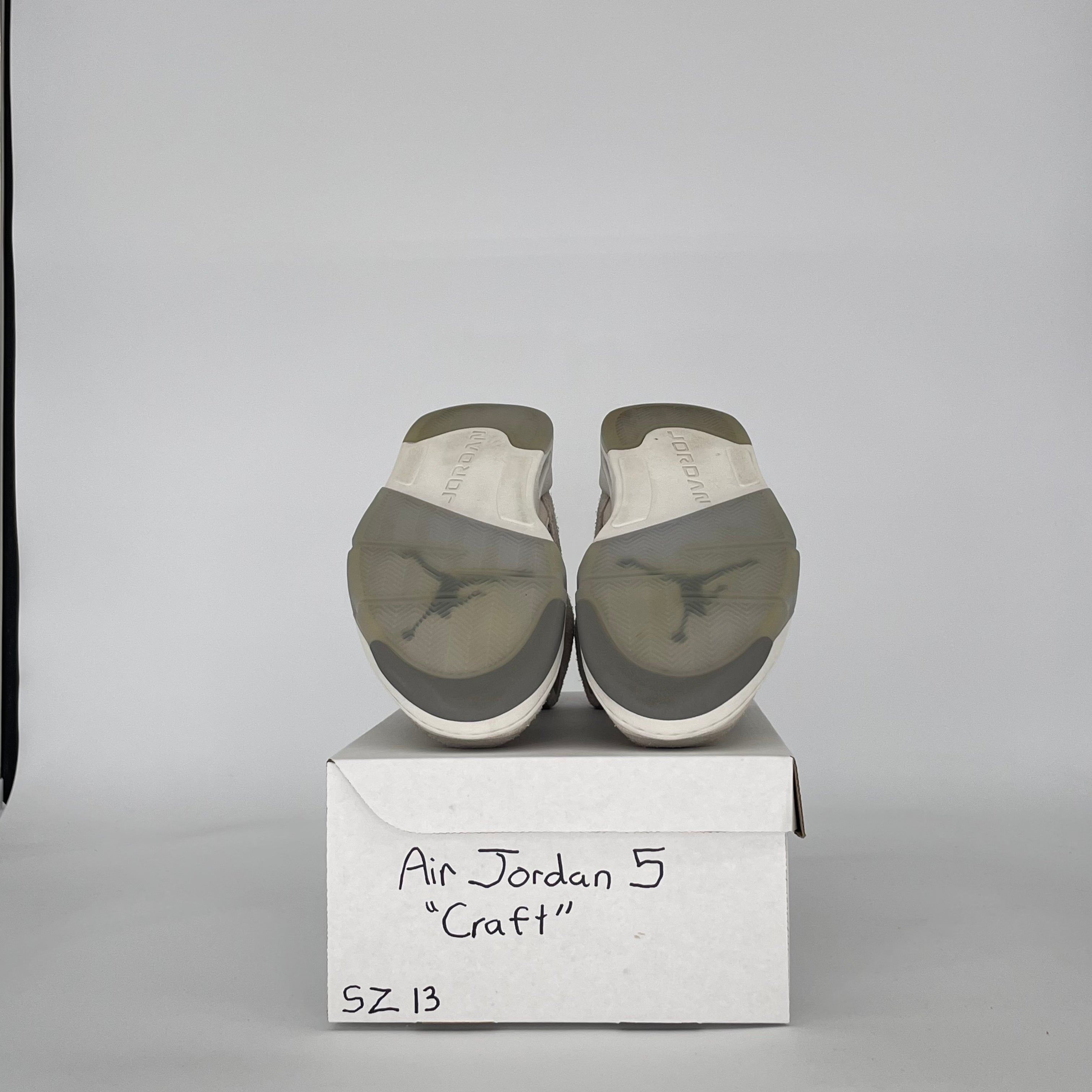 AIR JORDAN 5 CRAFT LIGHT OREWOOD BROWN FD9222-180 SIZE 13/14.5W