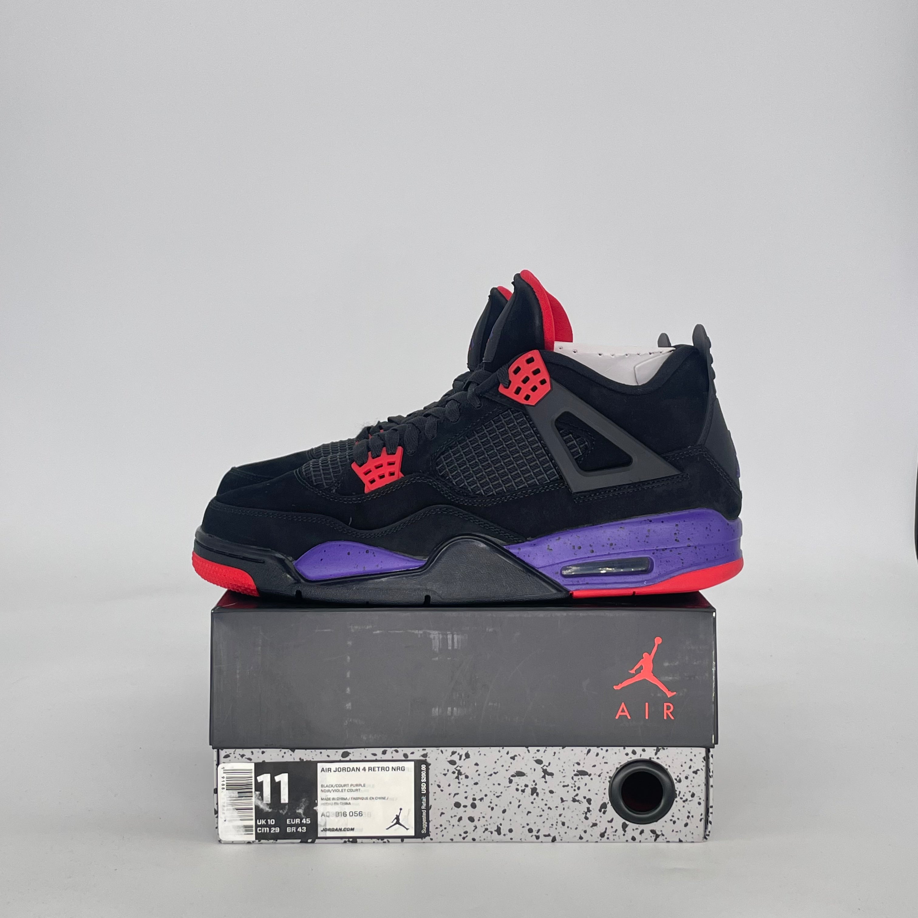AIR JORDAN 4 RAPTORS DRAKE OVO AQ3816-056 SIZE 11/12.5W