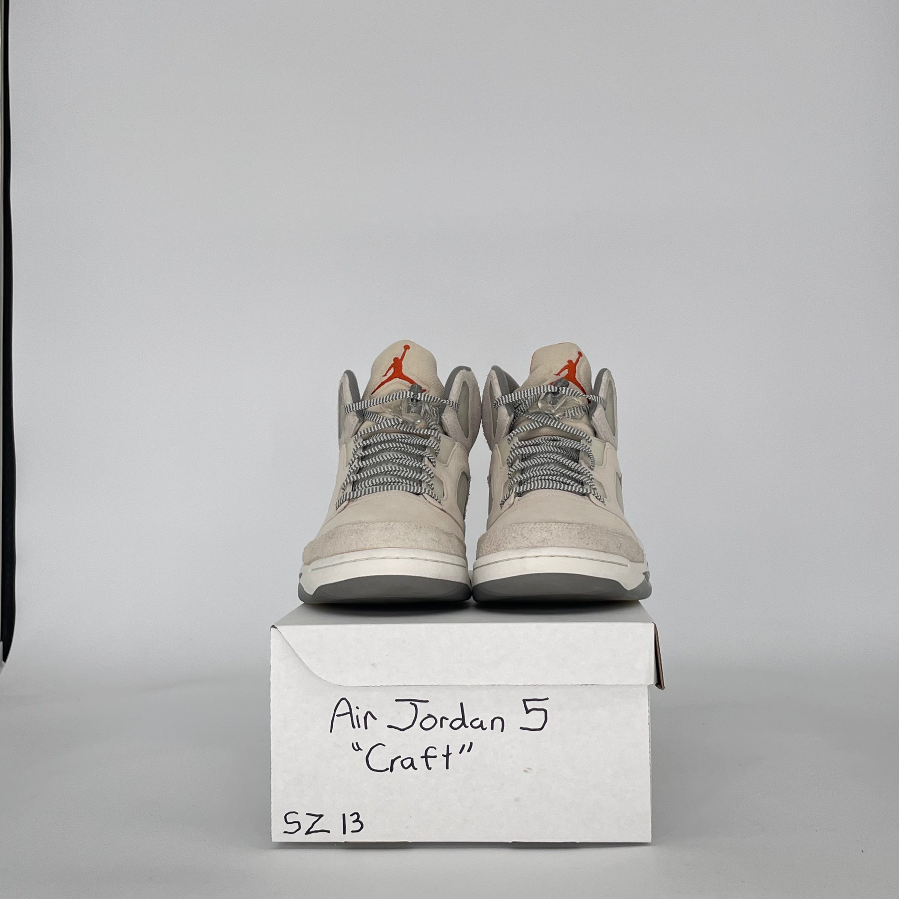 AIR JORDAN 5 CRAFT LIGHT OREWOOD BROWN FD9222-180 SIZE 13/14.5W