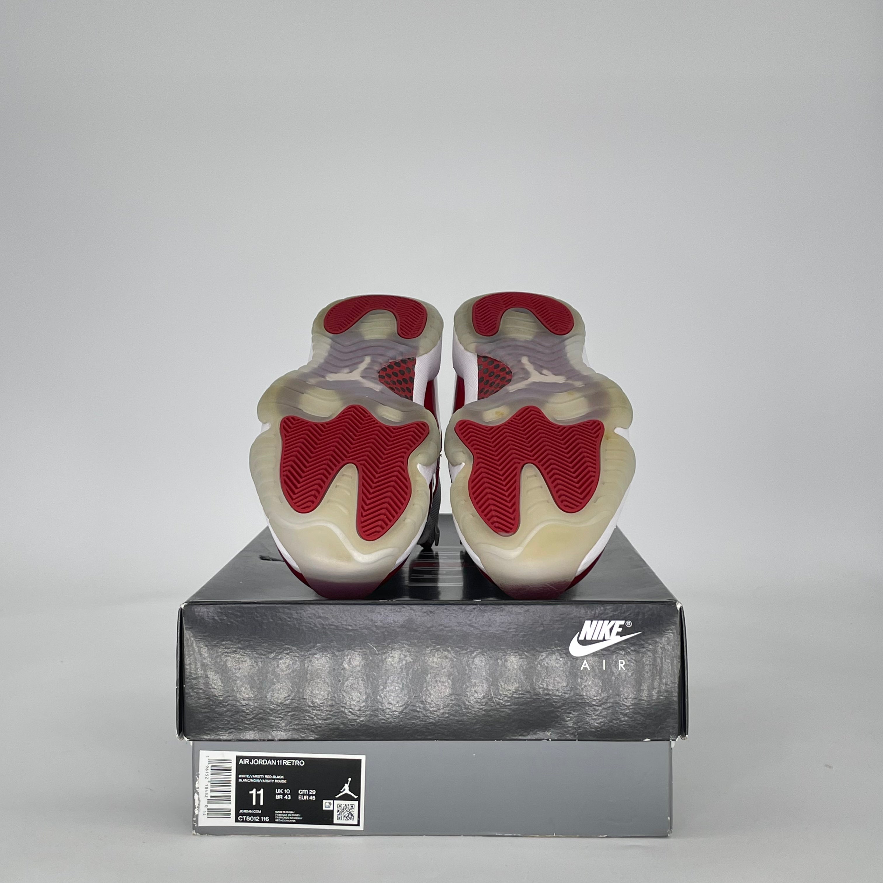 AIR JORDAN 11 CHERRY (2022) CT8012-116 SIZE 11/12.5W