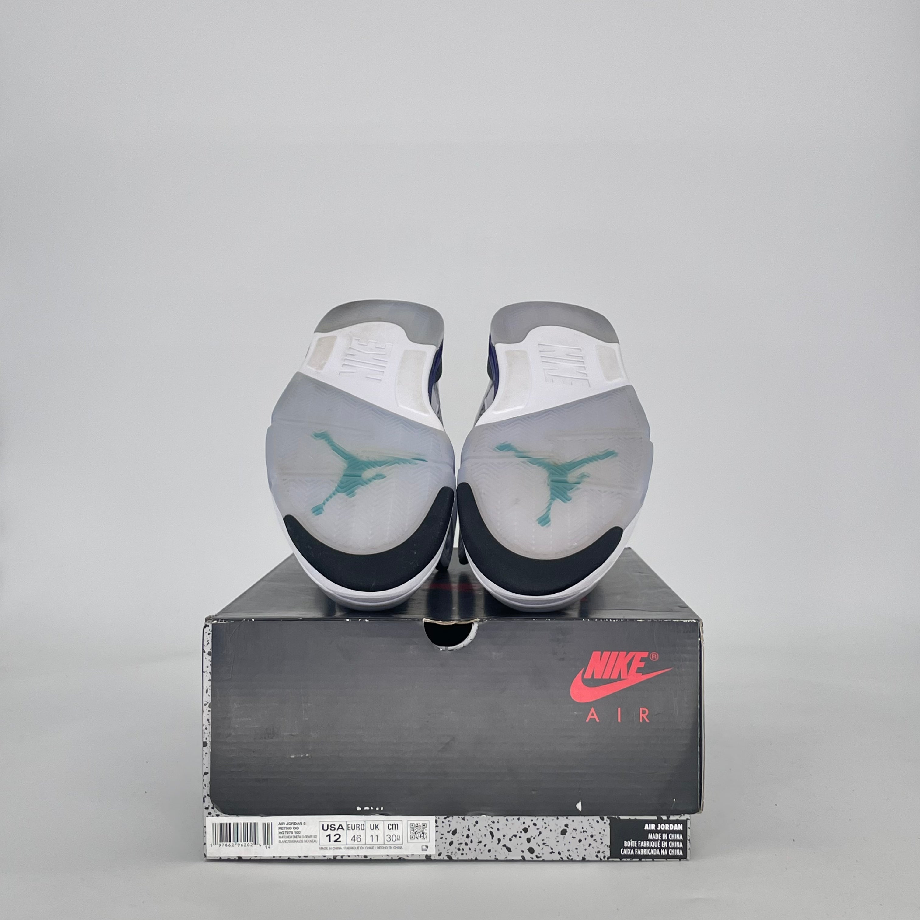 AIR JORDAN 5 GRAPE HQ7978-100 SIZE 12/13.5W
