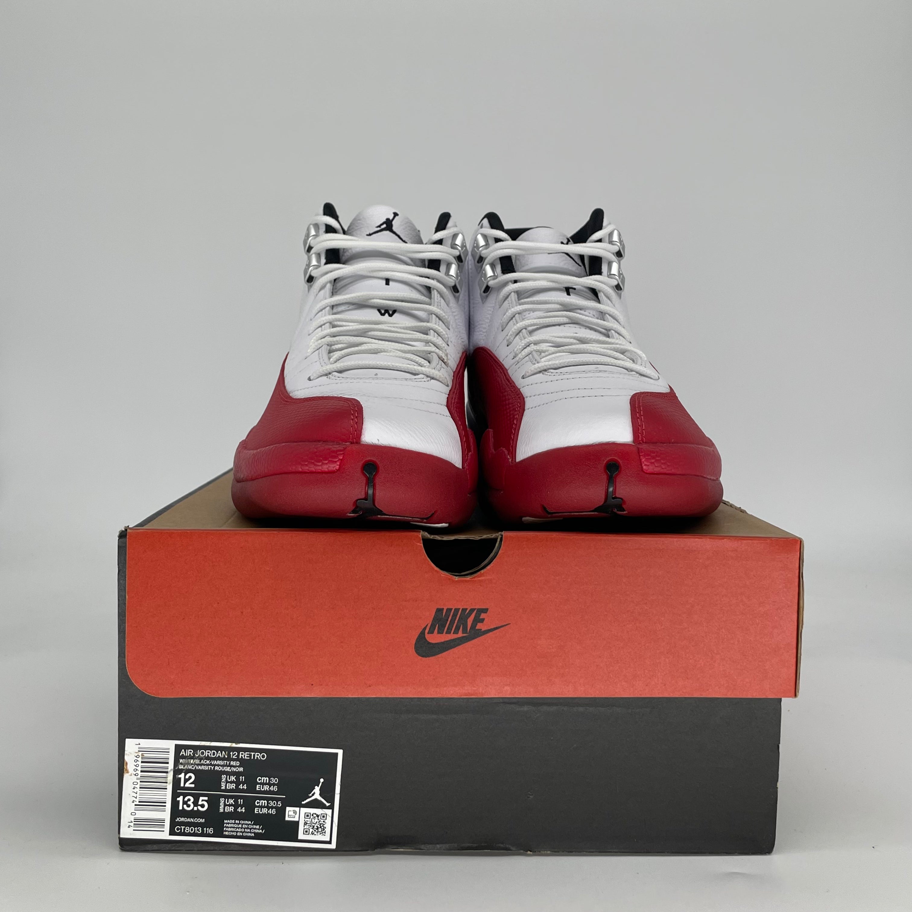 AIR JORDAN 12 CHERRY 2023 CT8013-116 SIZE 12/13.5W