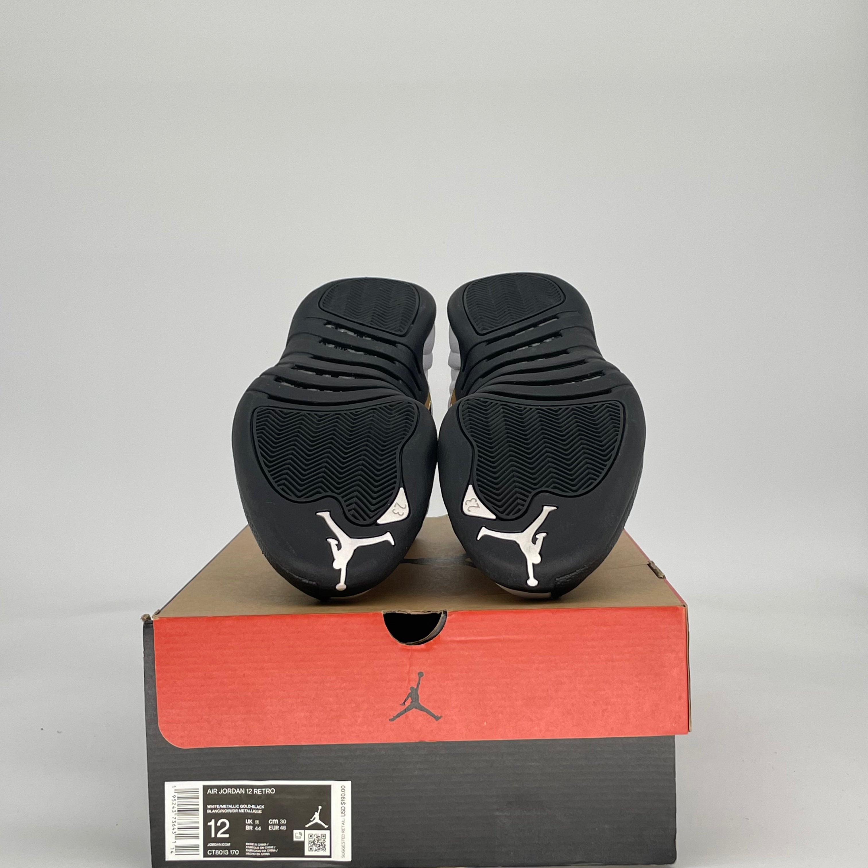 AIR JORDAN 12 ROYALTY TAXI CT8013-170 SIZE 12/13.5W