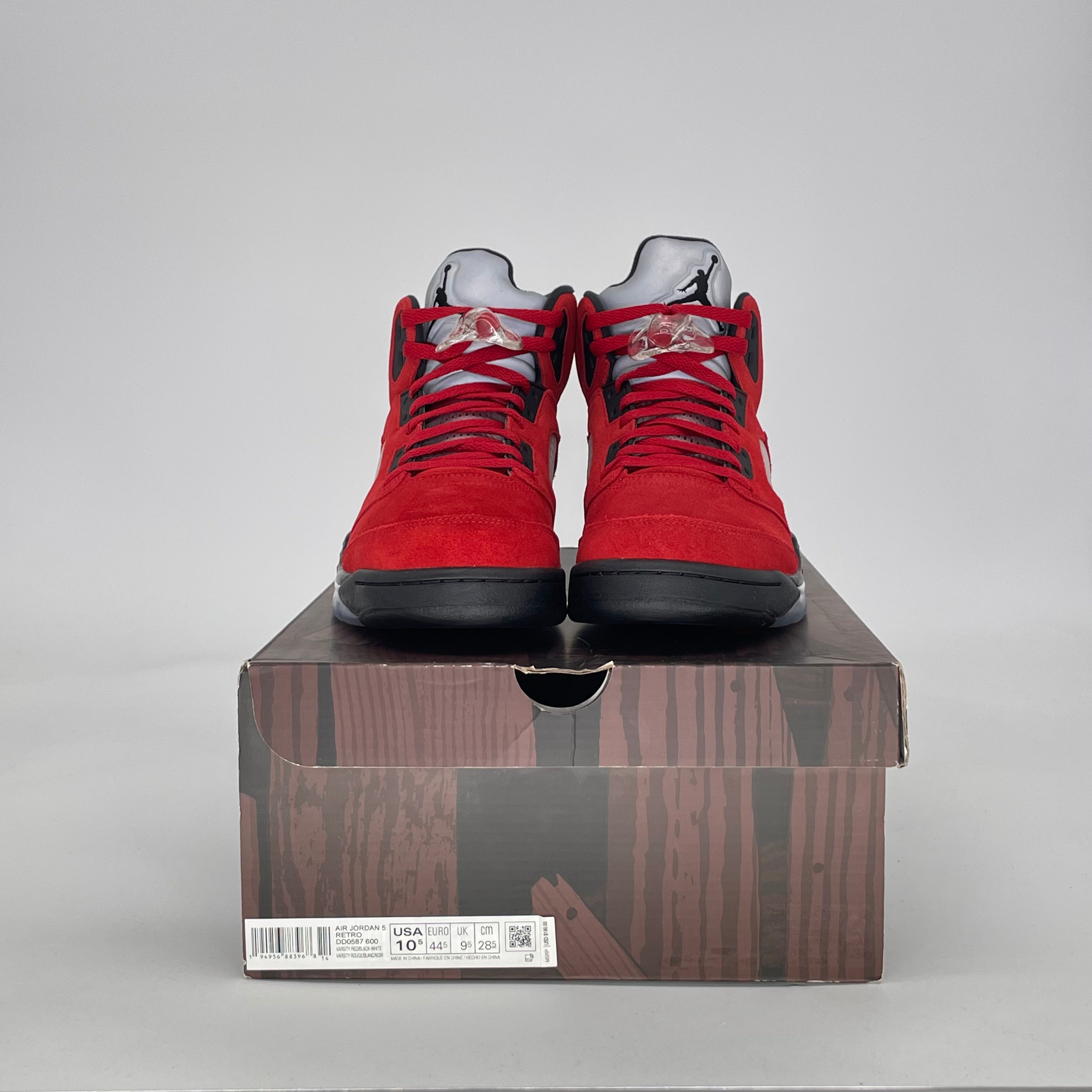 AIR JORDAN 5 RAGING BULL RED (2021) DD0587-600 SIZE 10.5/12W