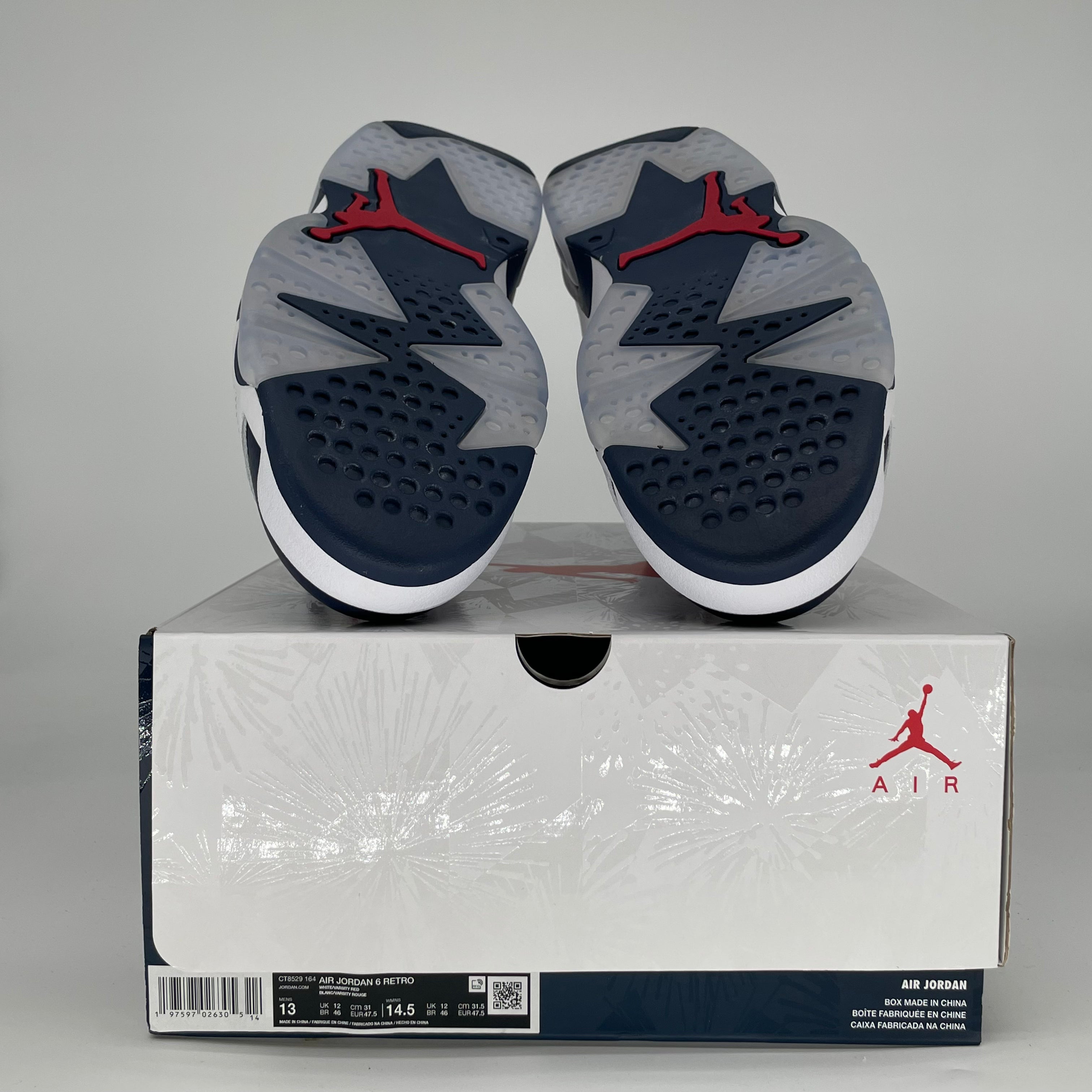 AIR JORDAN 6 OLYMPIC CT8529-164 SIZE 13/14.5W