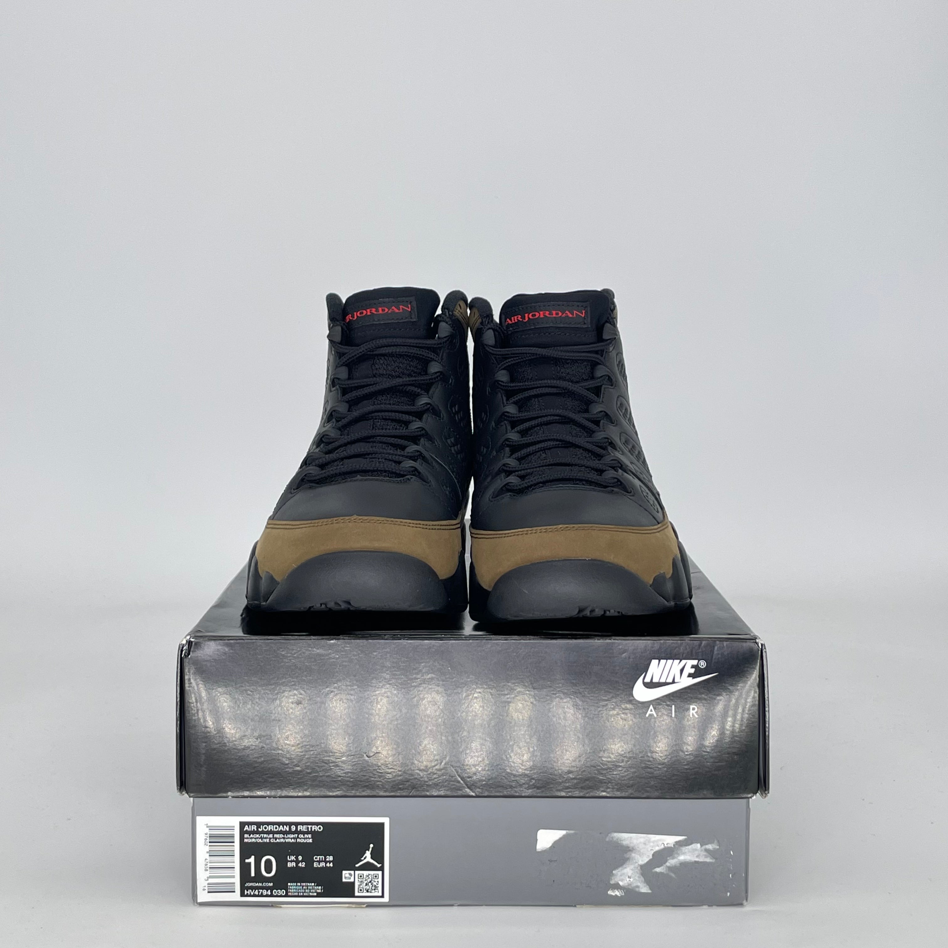 AIR JORDAN 9 OLIVE HV4794-030 SIZE 10/11.5W