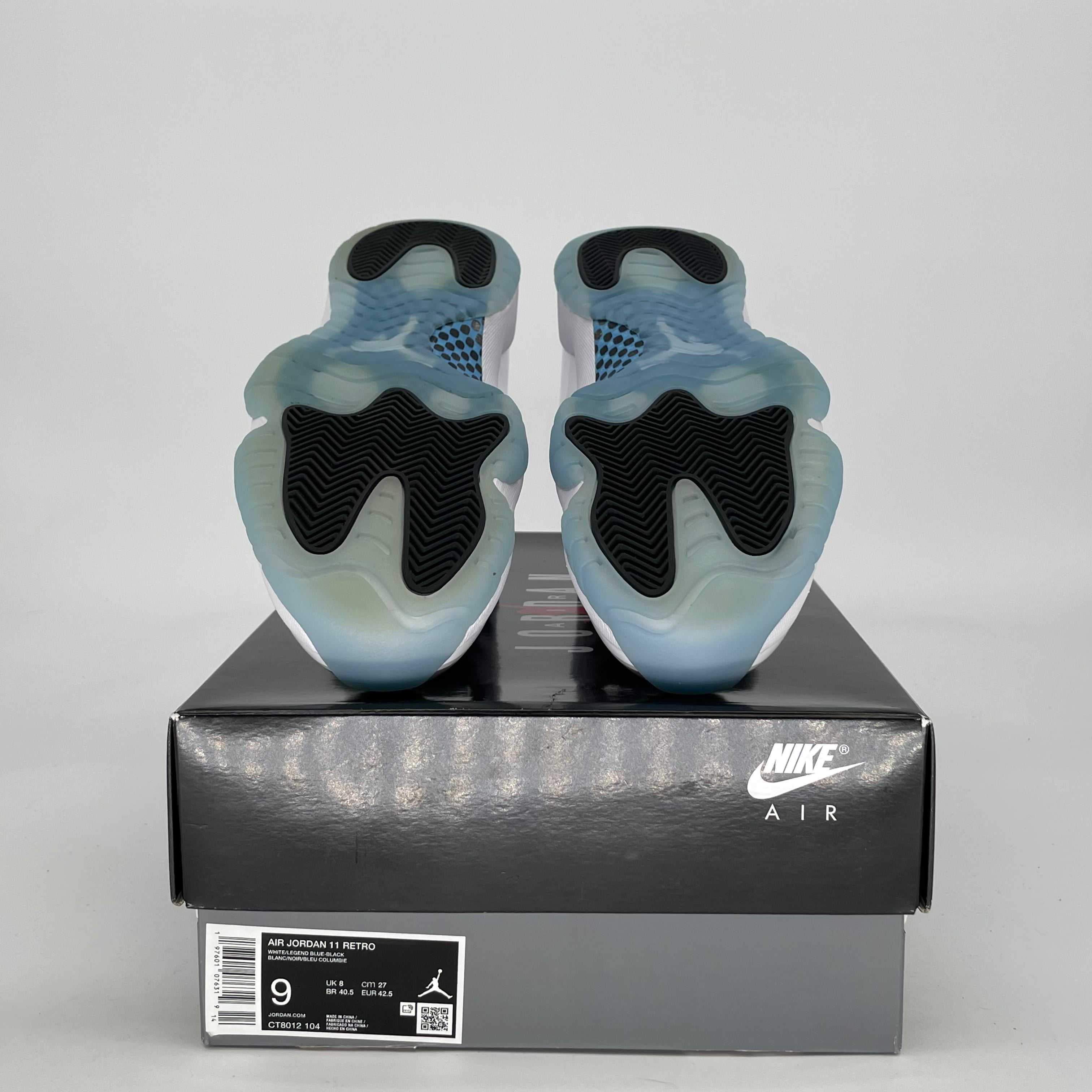 AIR JORDAN 11 LEGEND BLUE CT8012-104 SIZE 9/10.5W
