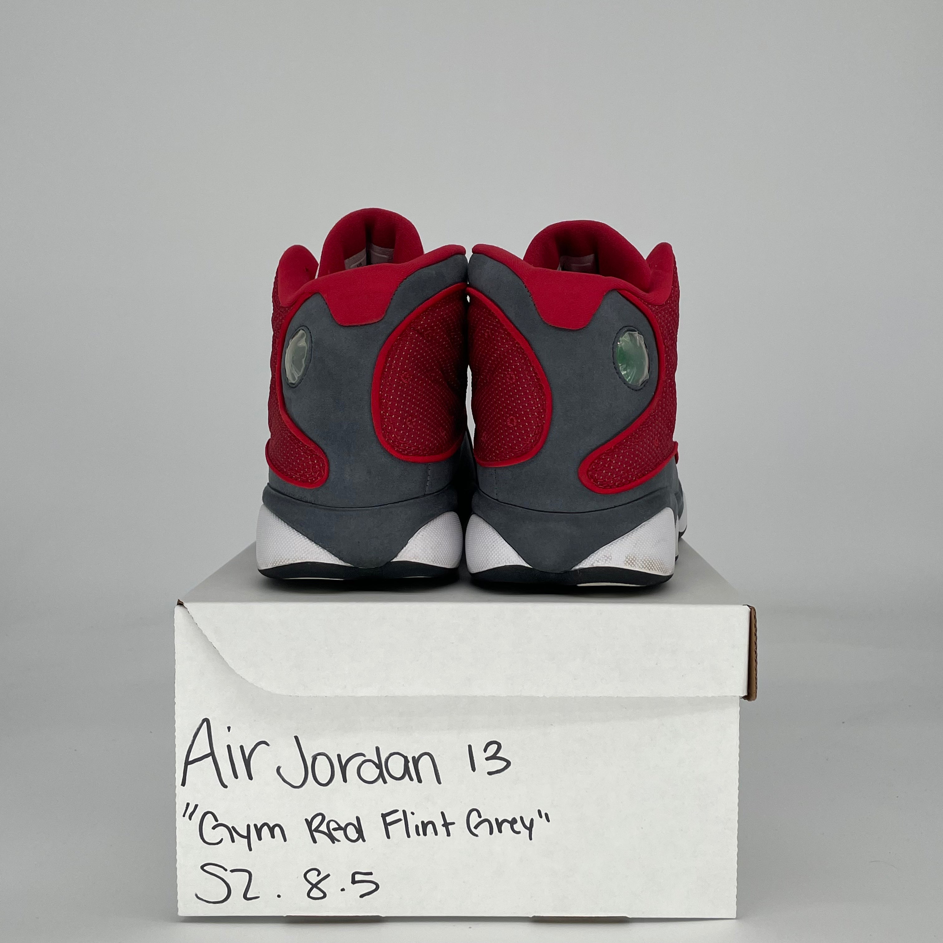 AIR JORDAN 13 GYM RED FLINT GREY DJ5982-600 SIZE 8.5/10W