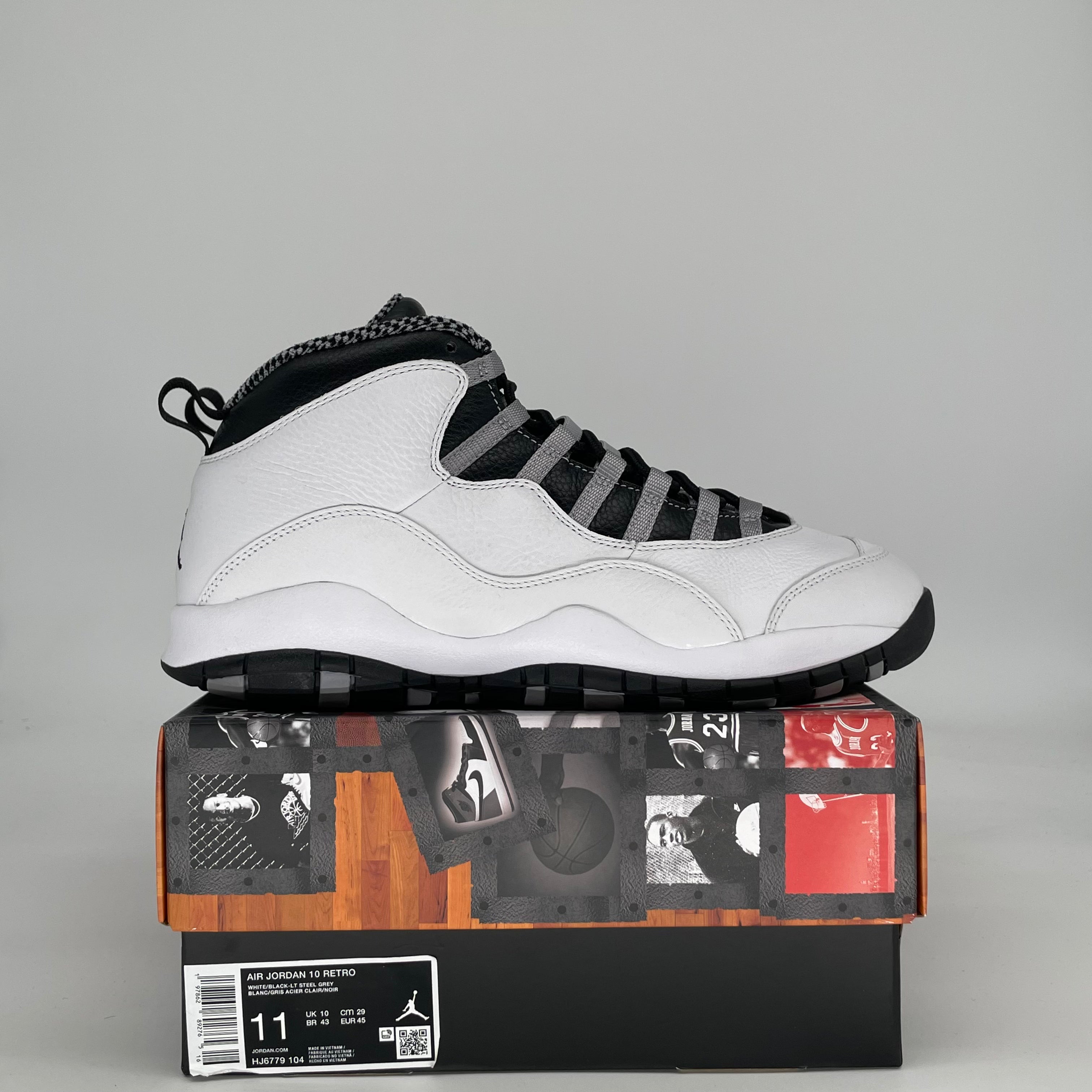 AIR JORDAN 10 STEEL HJ6779-104 SIZE 11/12.5W
