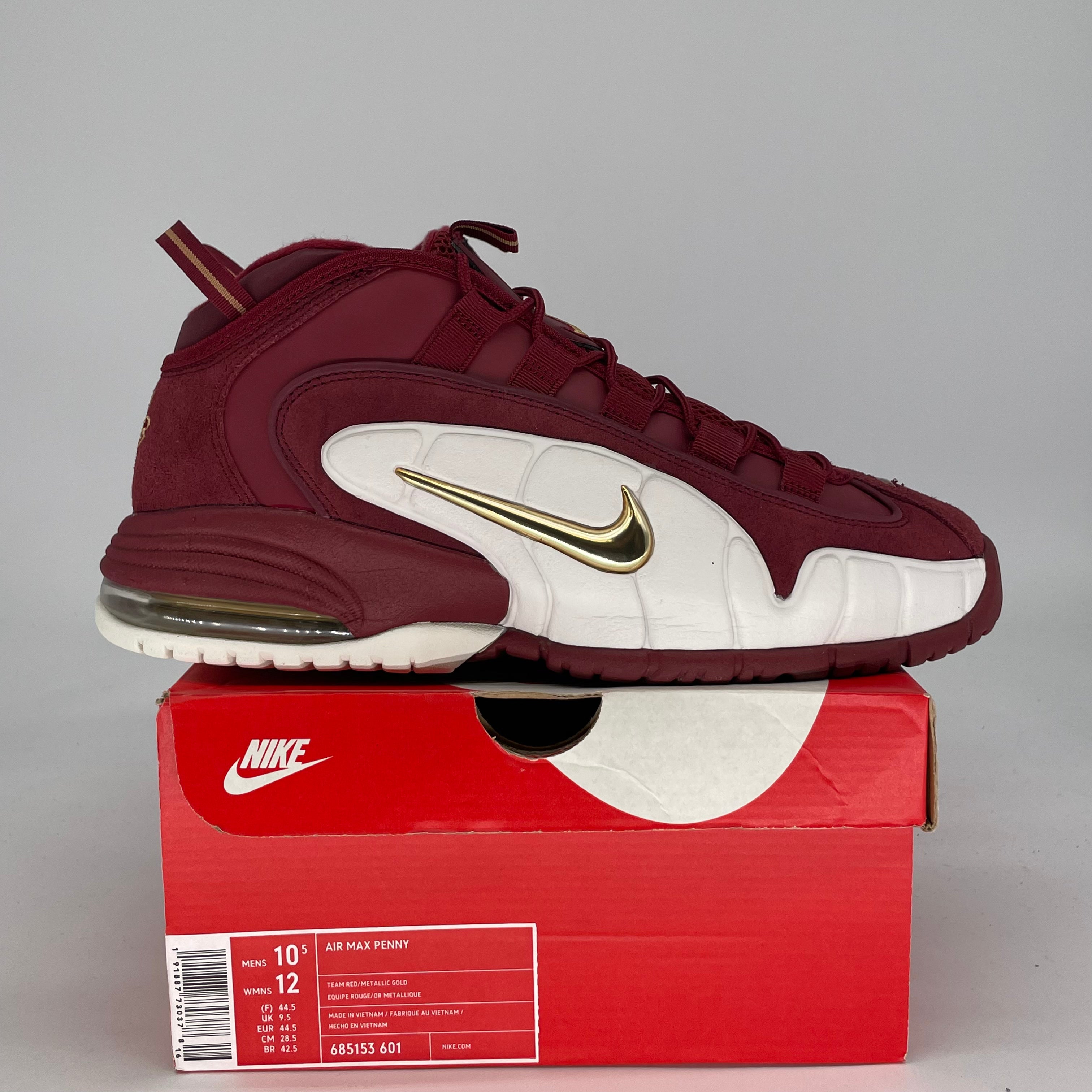 NIKE AIR MAX PENNY HOUSE PARTY 685153-601 SIZE 10.5/12W
