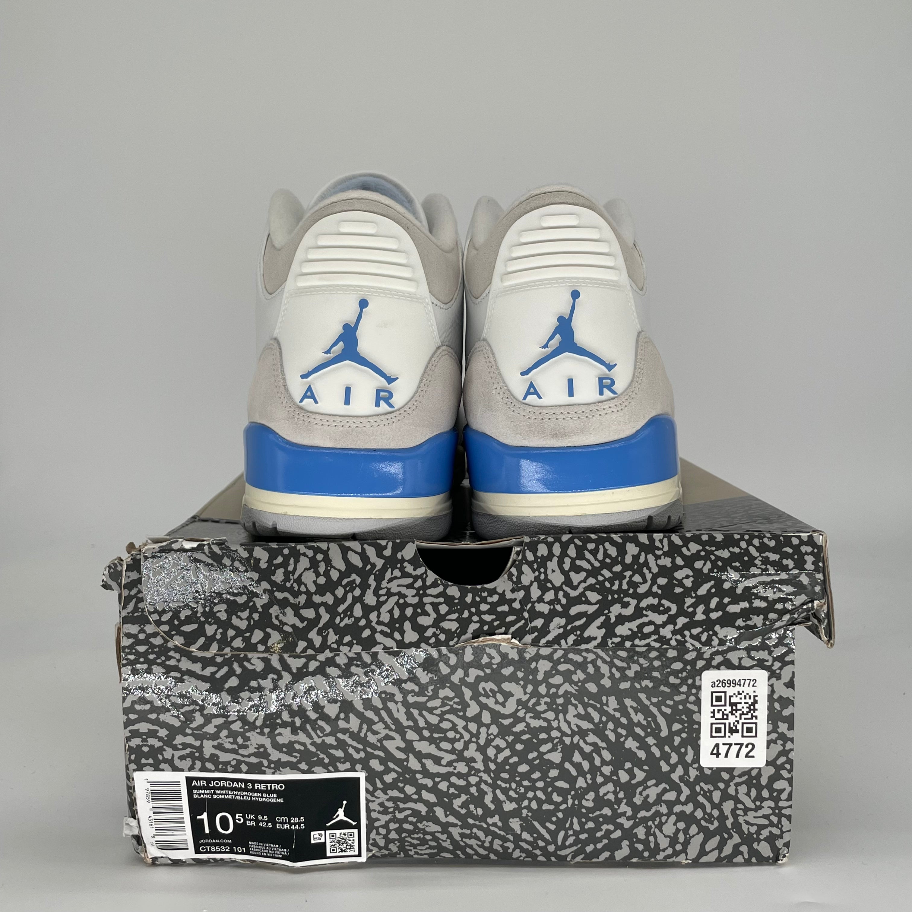 AIR JORDAN 3 LUCKY SHORTS CT8532-101 SIZE 10.5/12W