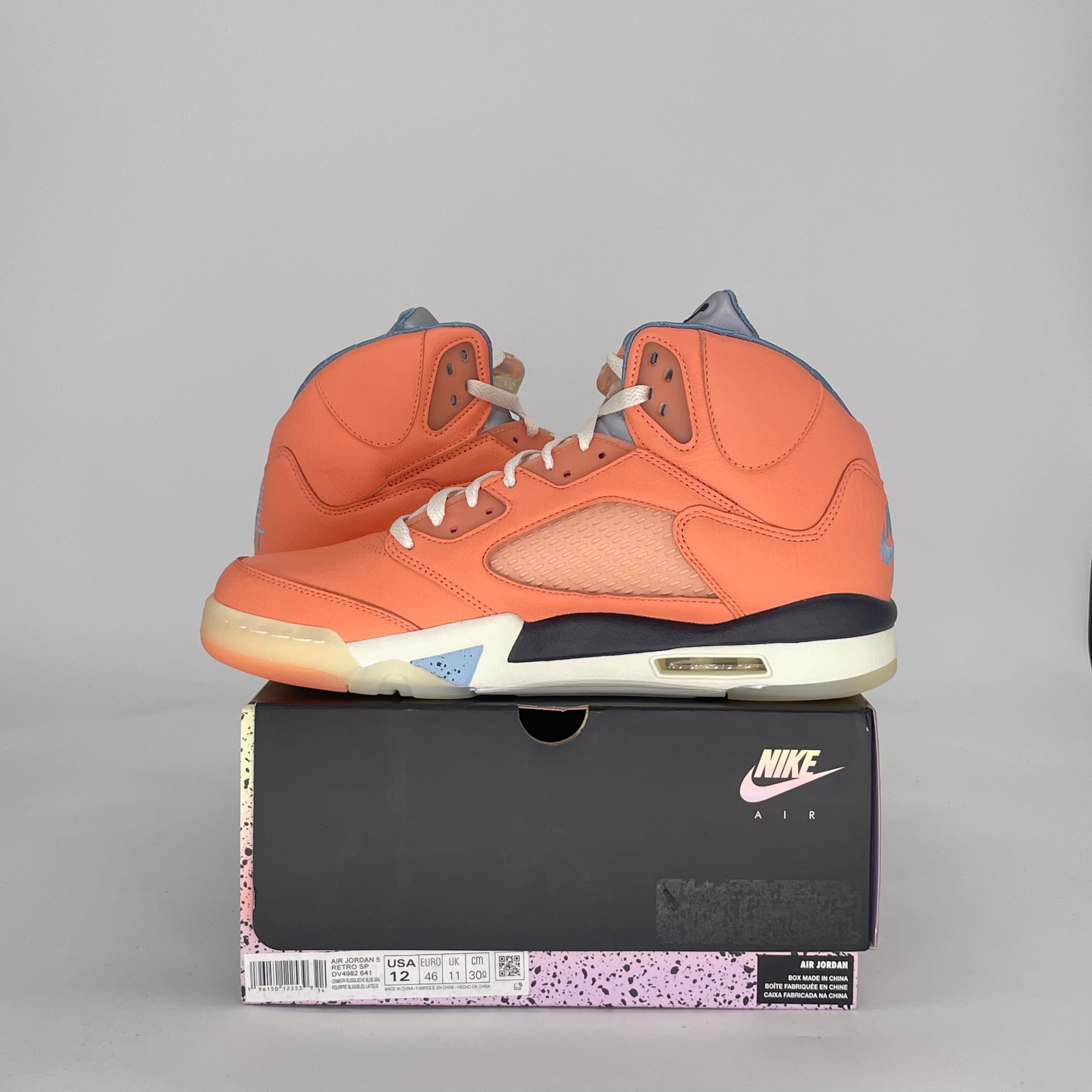 AIR JORDAN 5 DJ KHALED WE THE BEST CRIMSON BLISS DV4982-641 SIZE 12/13.5W
