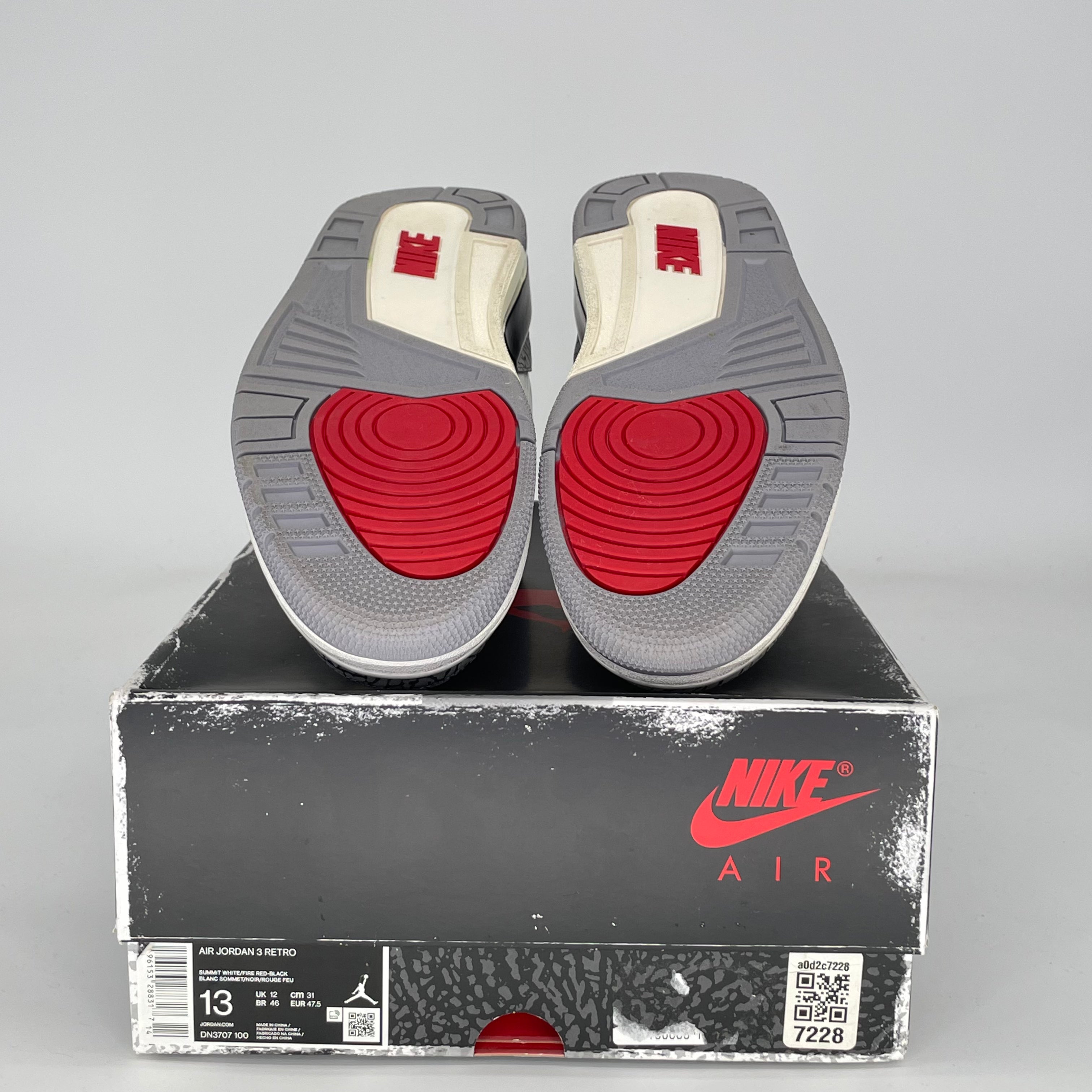 AIR JORDAN 3 WHITE CEMENT REIMAGINED DN3707-100 SIZE 13/14.5W